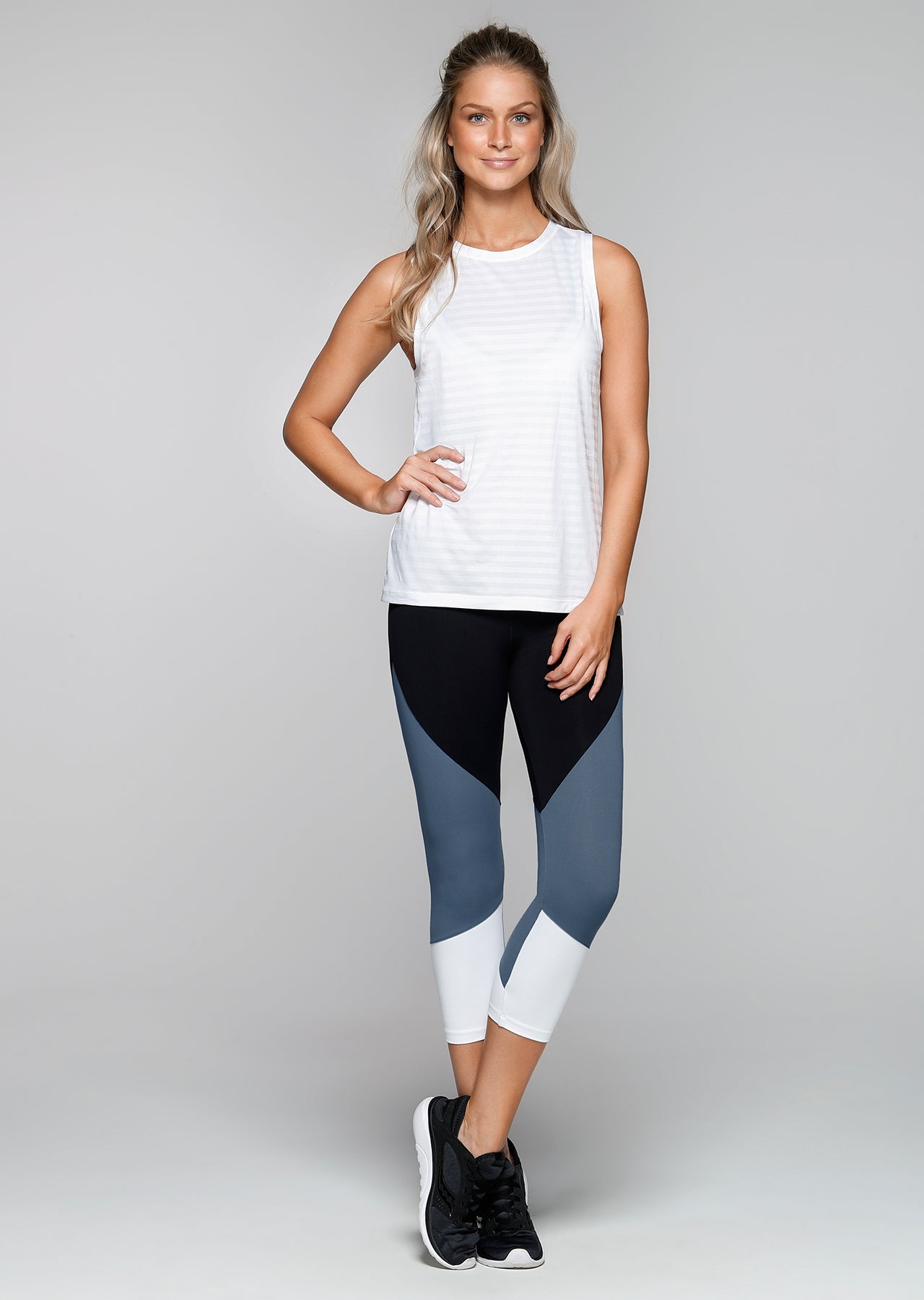 Lorna Jane Half Time Excel Tank - White