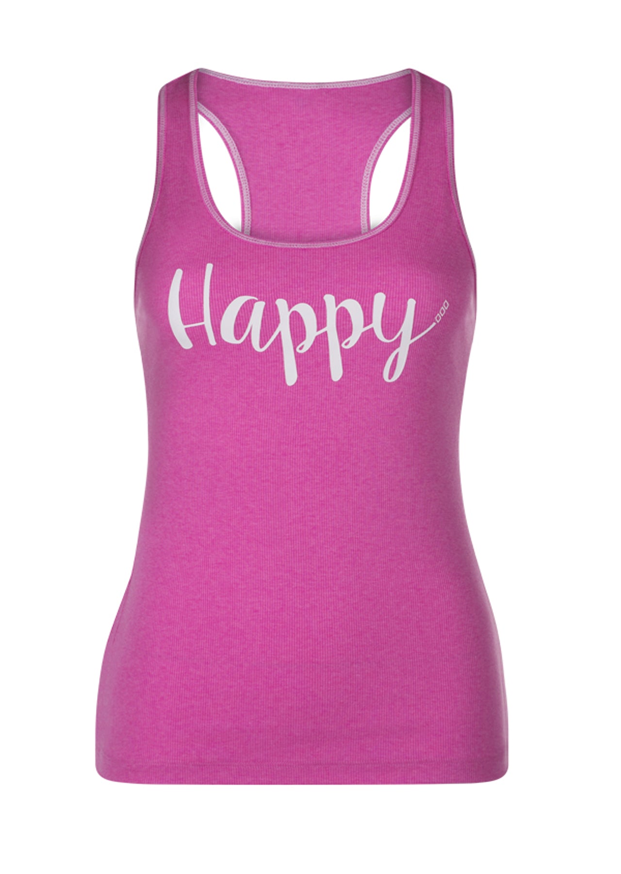 Lorna Jane Happy Tank - Electric Pink Marl