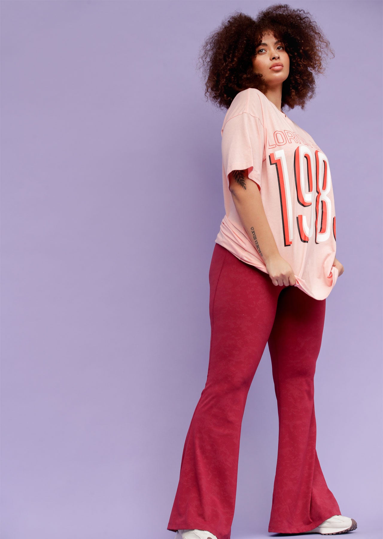 Lorna Jane Hendrix Flared Leggings - Washed Marrakesh