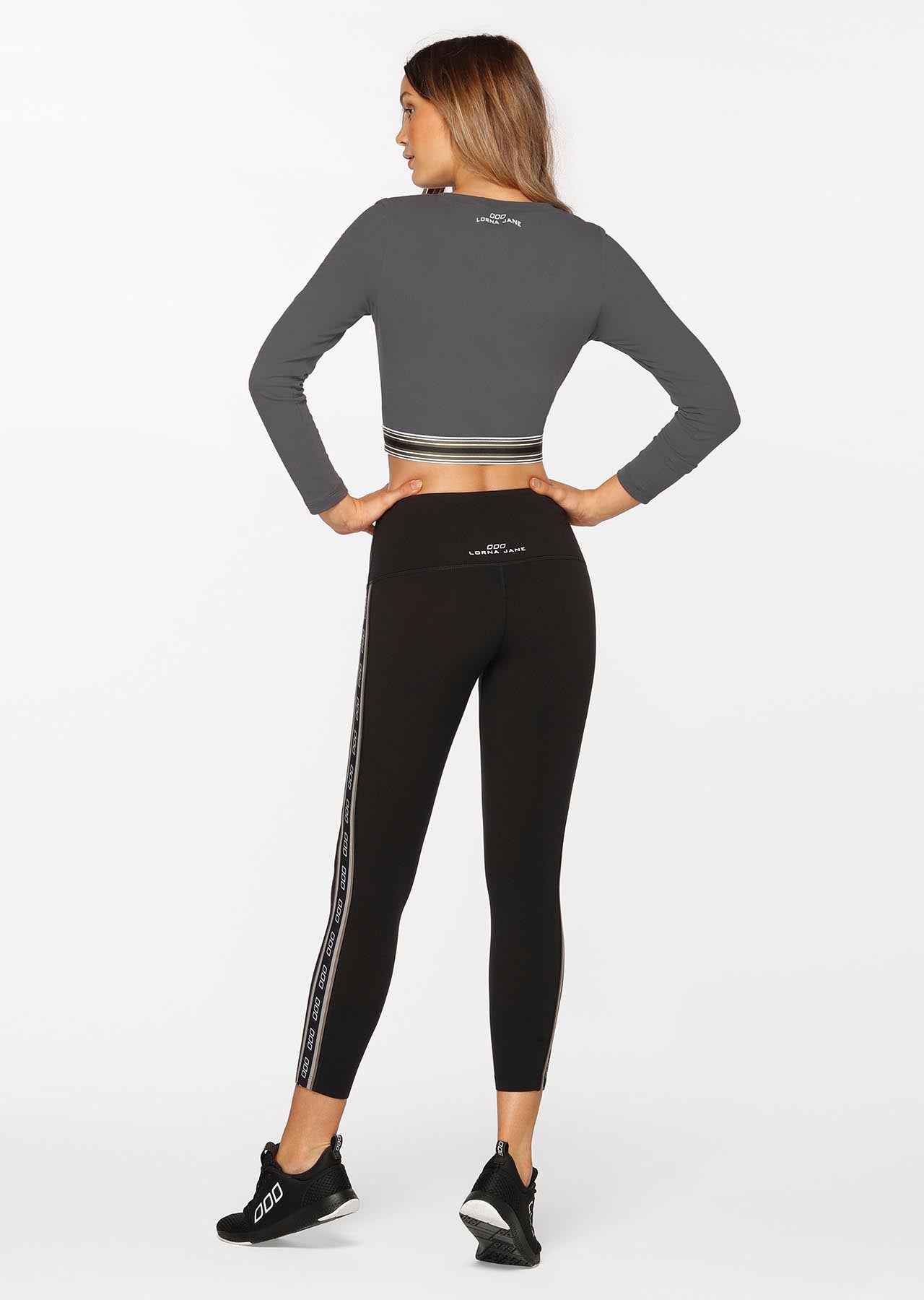 Lorna Jane Here And There Active Long Sleeve Top - Titanium
