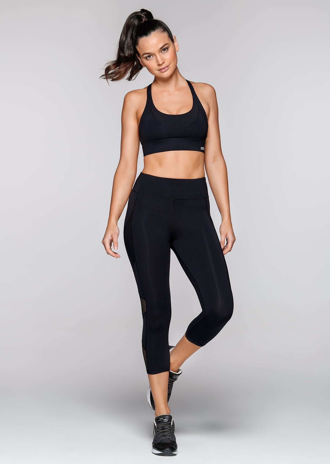 Lorna Jane High Intensity Sports Bra - Black