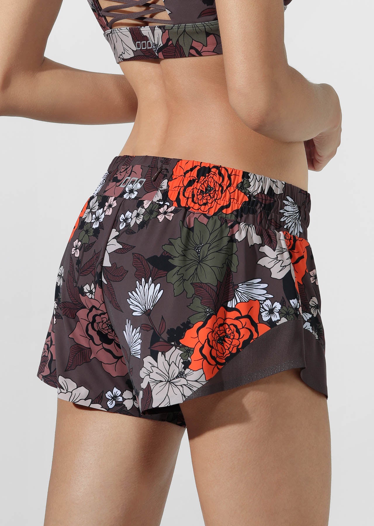 Lorna Jane Hyper Botanical Run Shorts - Hyper Botanic Print