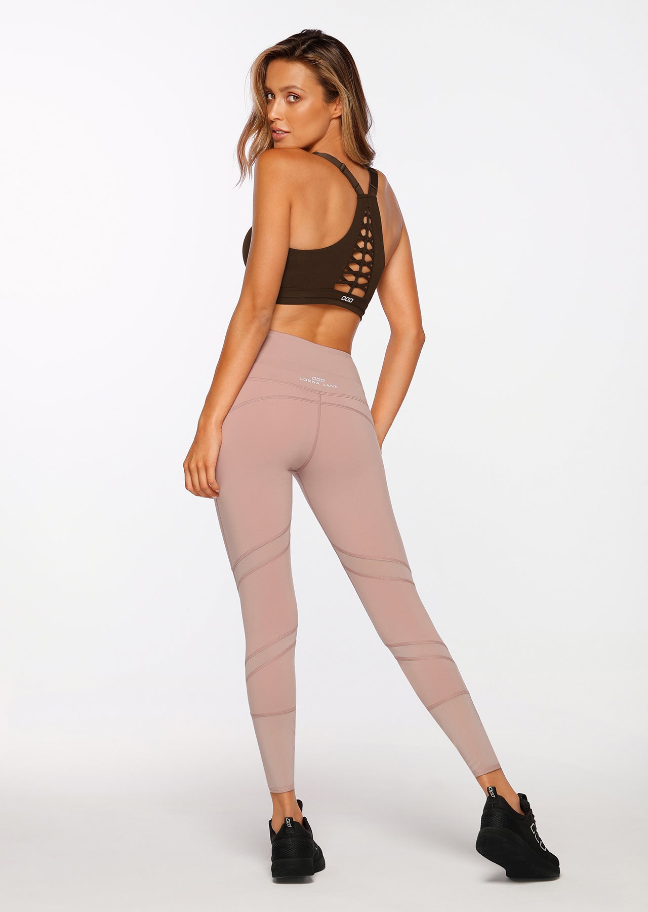 Lorna Jane Hyper Sports Bra - Espresso