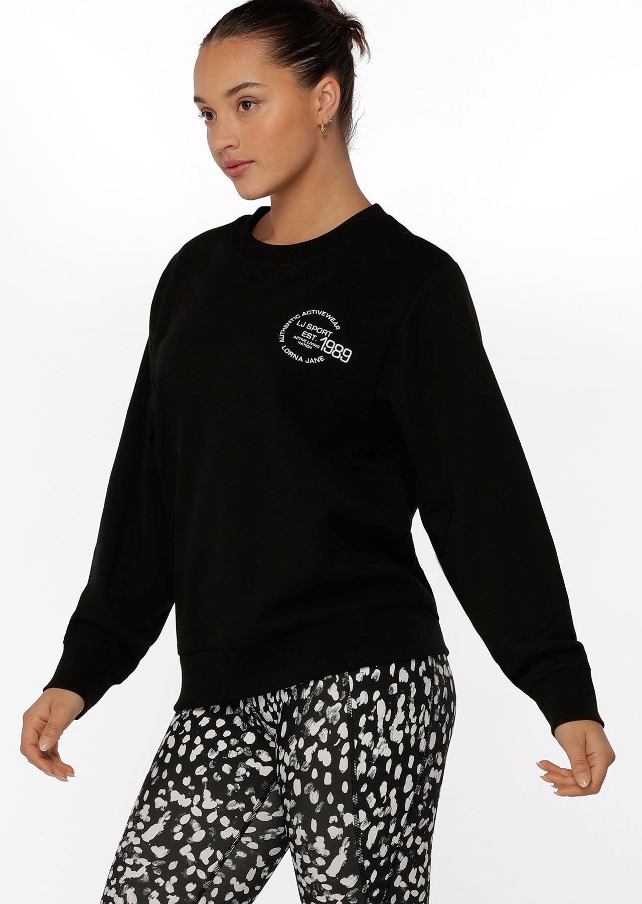 Lorna Jane Icon Sweat - Black