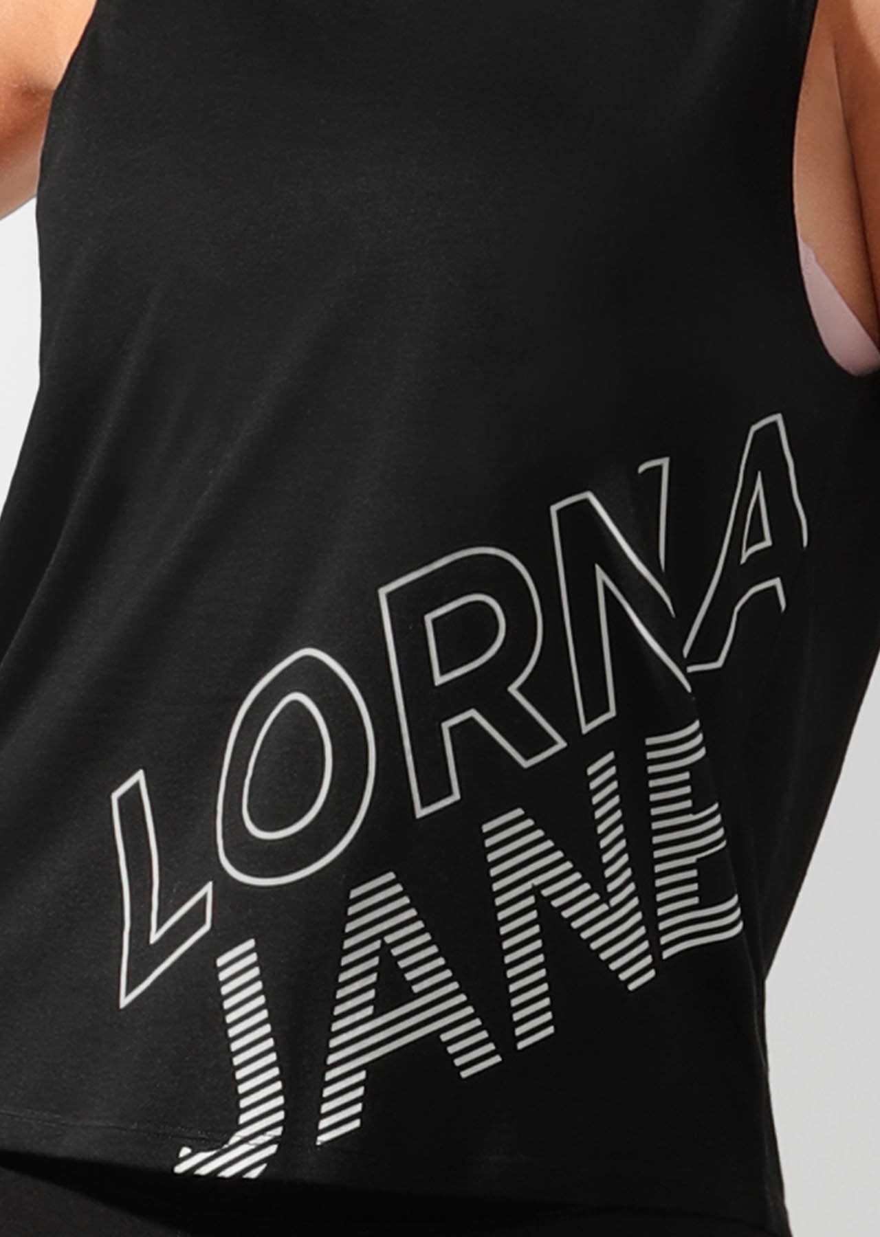 Lorna Jane Iconic Muscle Tank - Black