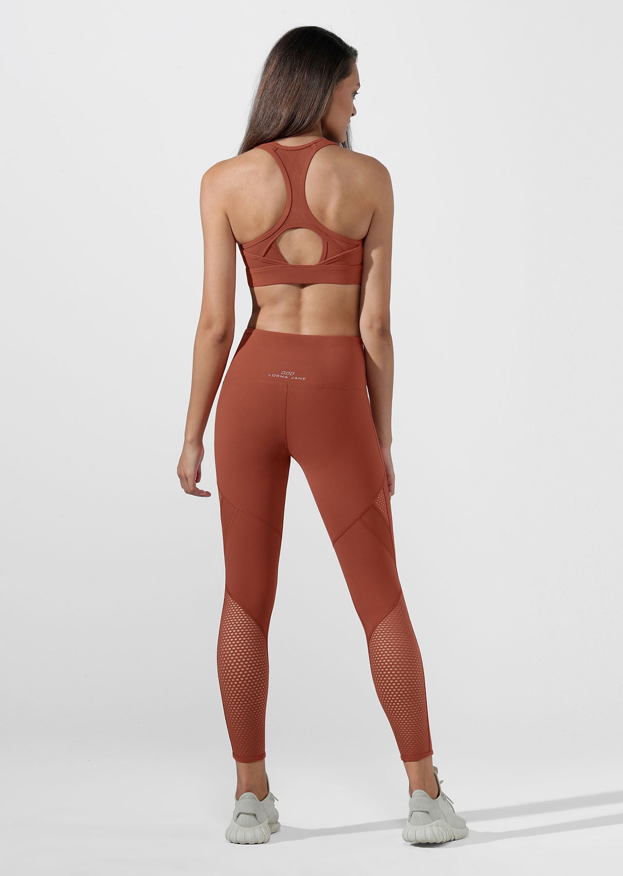 Lorna Jane Iconic Sports Bra - RUST
