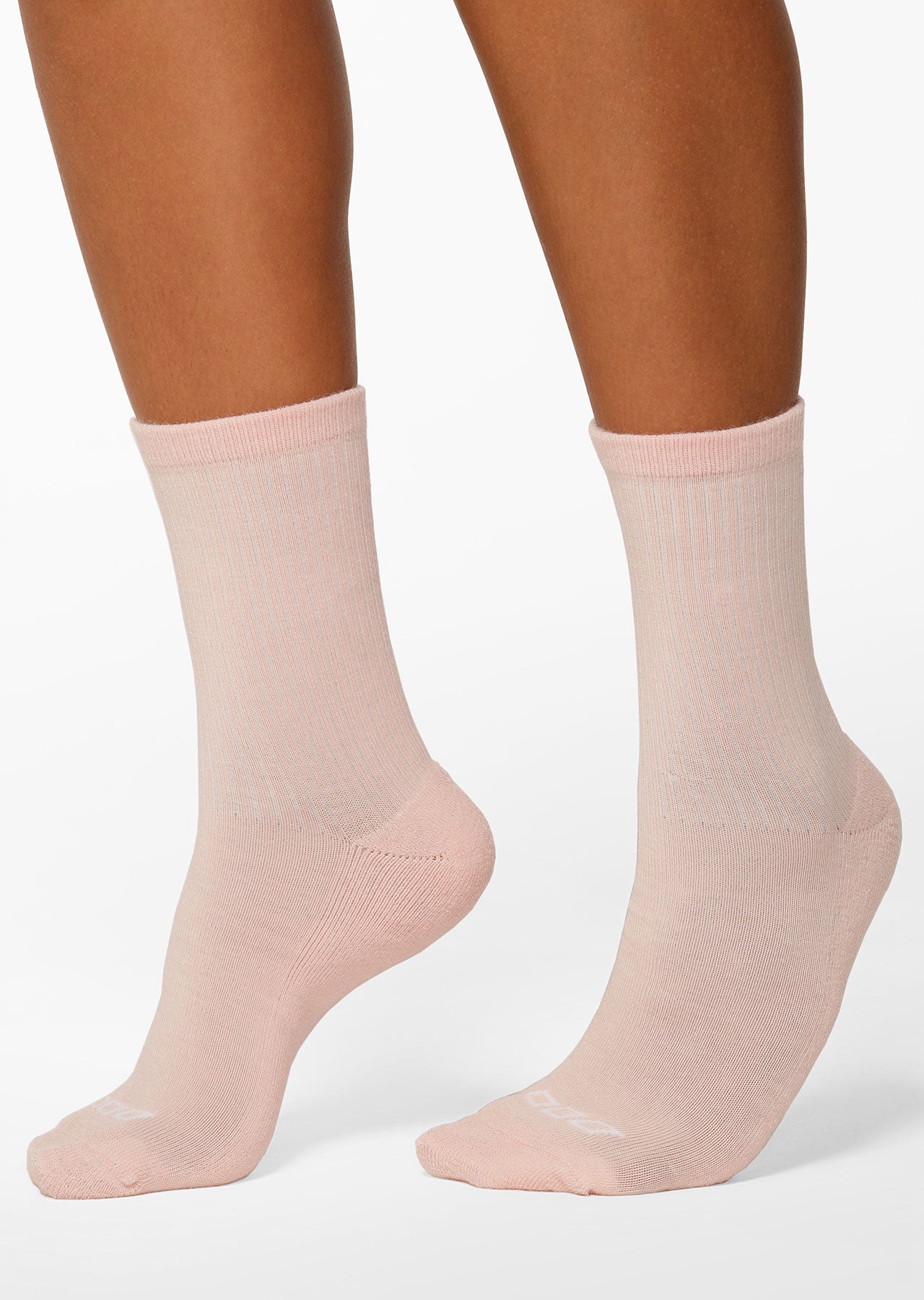 Lorna Jane Merino Wool Blend Quarter Crew Socks - Enchanted Pink