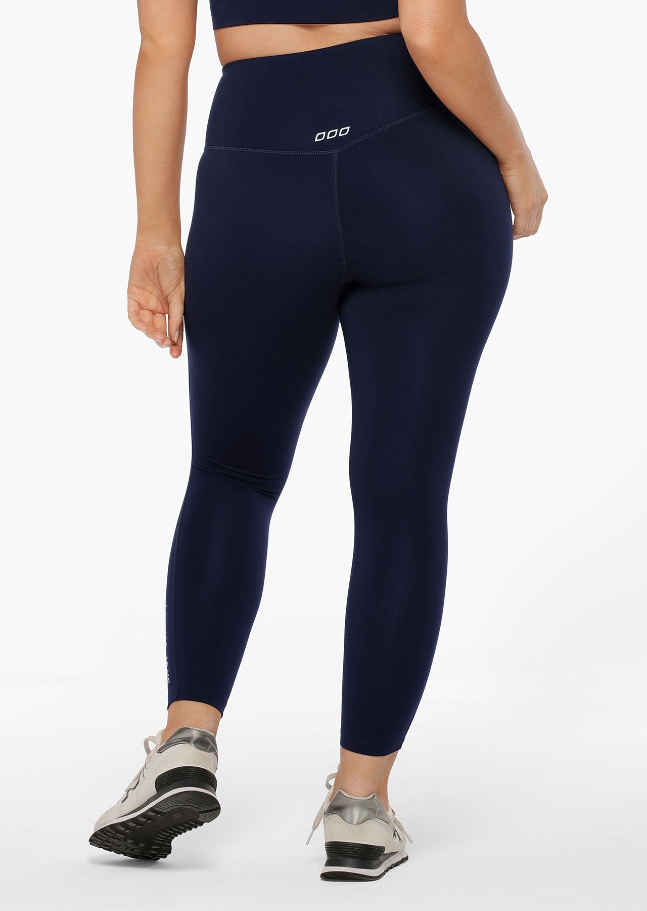 Lorna Jane Lotus No Chafe Ankle Biter Leggings - French Navy