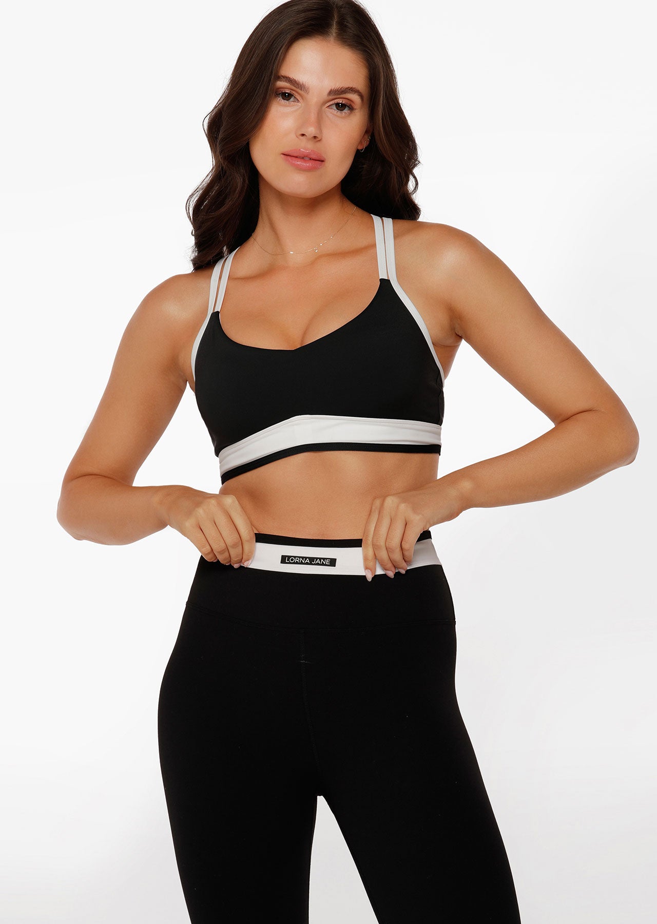 Lorna Jane Transform Recycled Sports Bra - Black