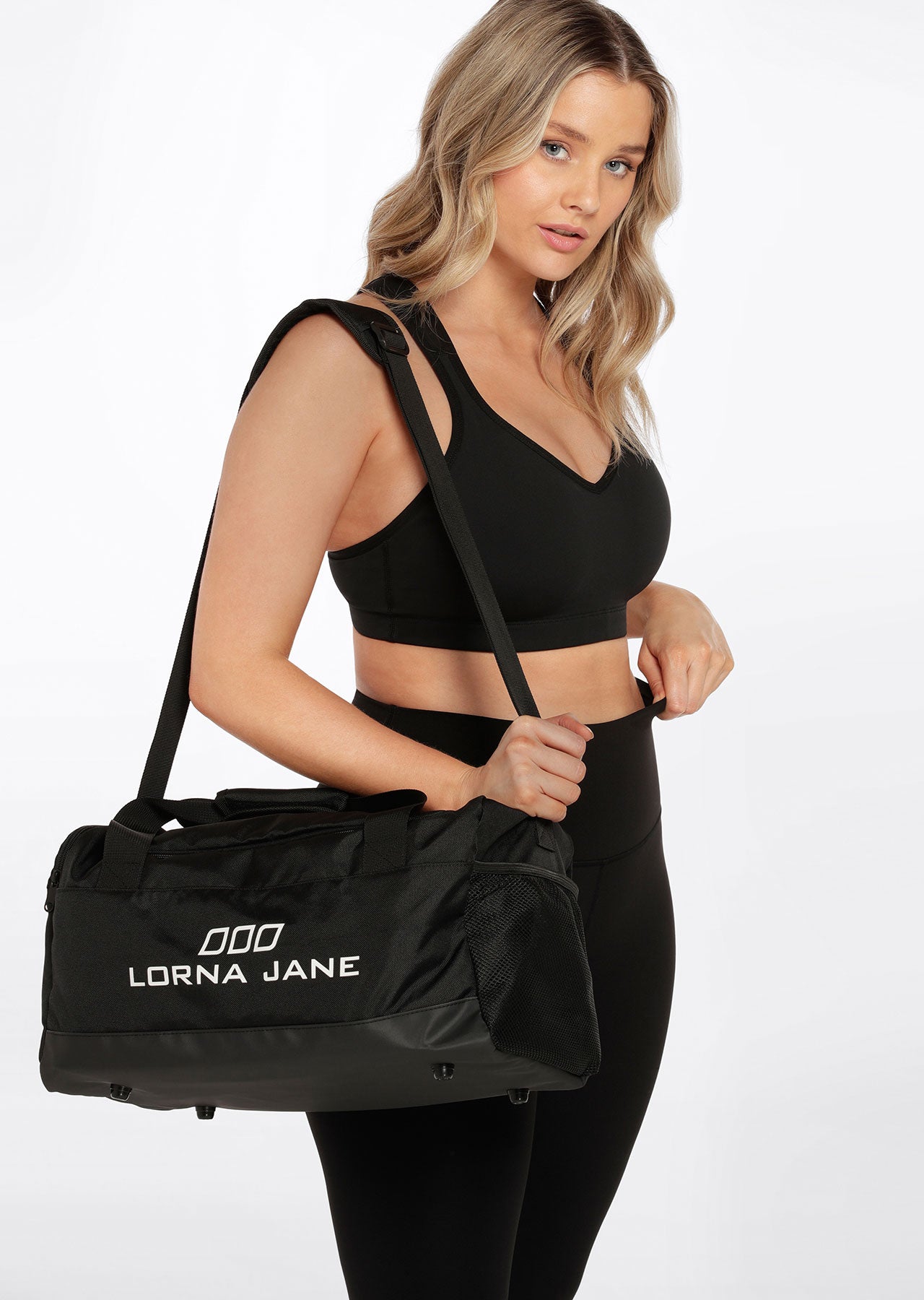 Lorna Jane Essential Gym Bag - Black