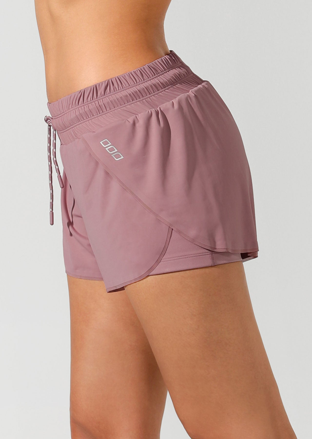 Lorna Jane Invisible Feel Run Short - Pale Mauve