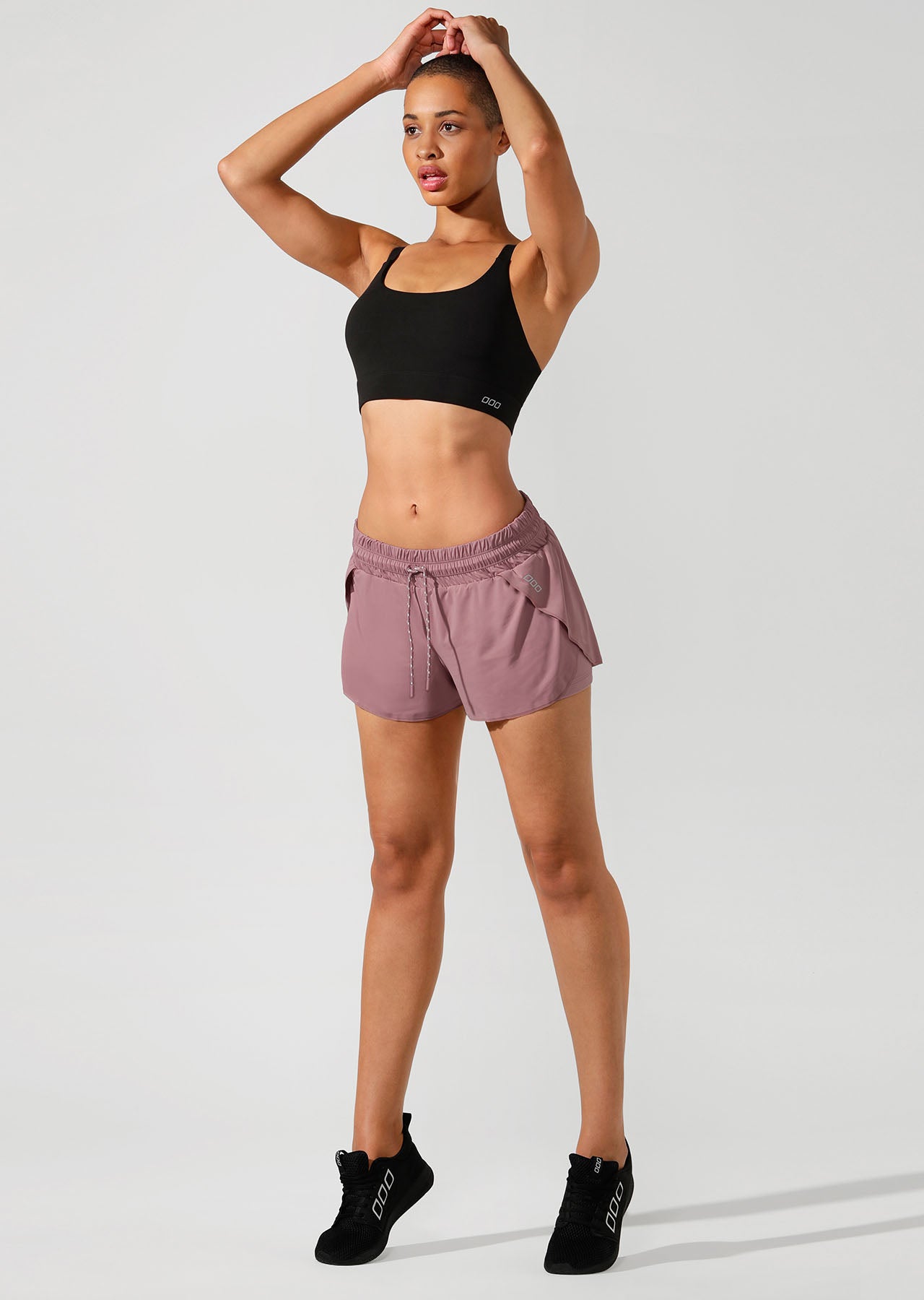Lorna Jane Invisible Feel Run Short - Pale Mauve