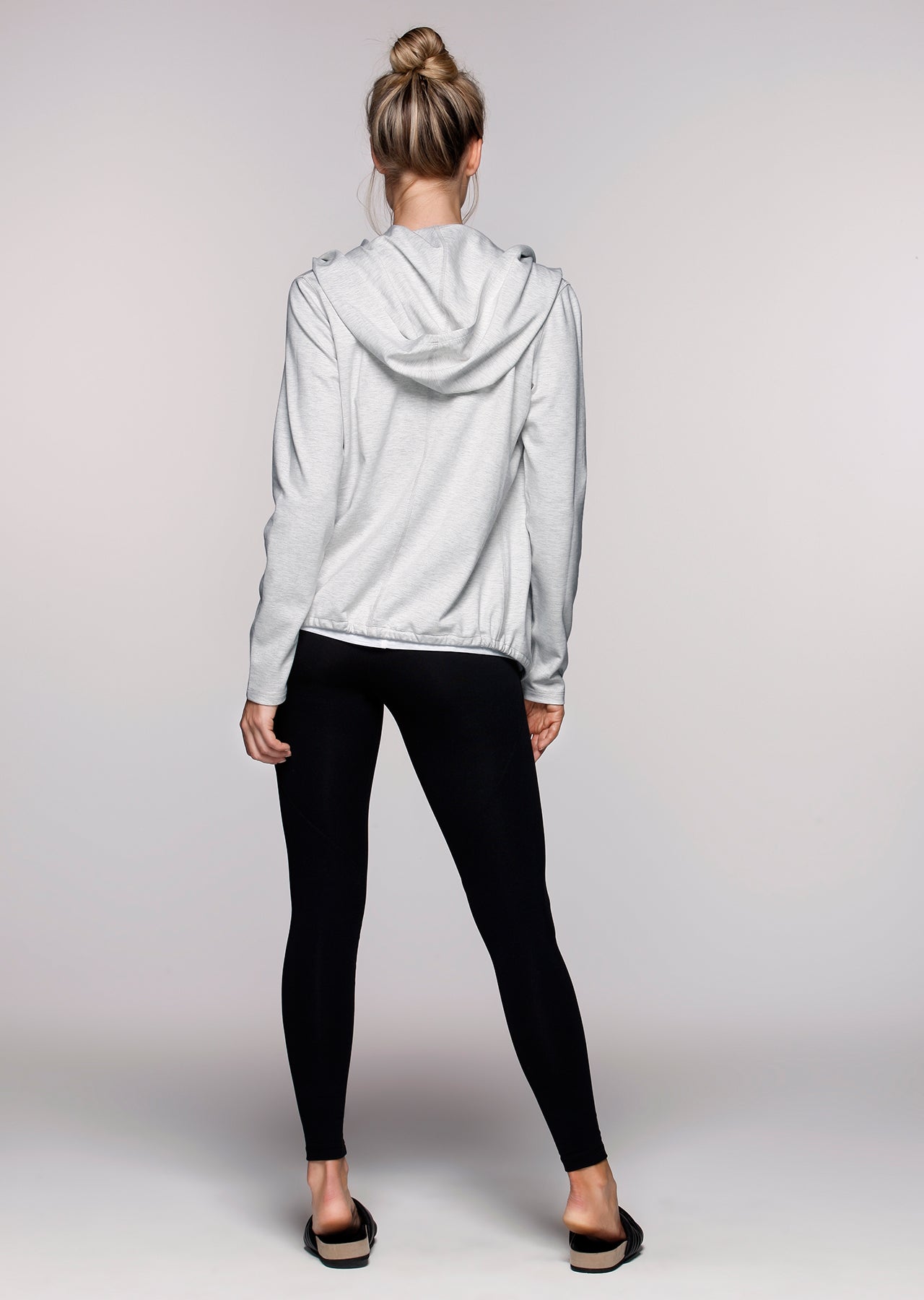 Lorna Jane It's A Wrap! Jacket - Snow Grey Marl