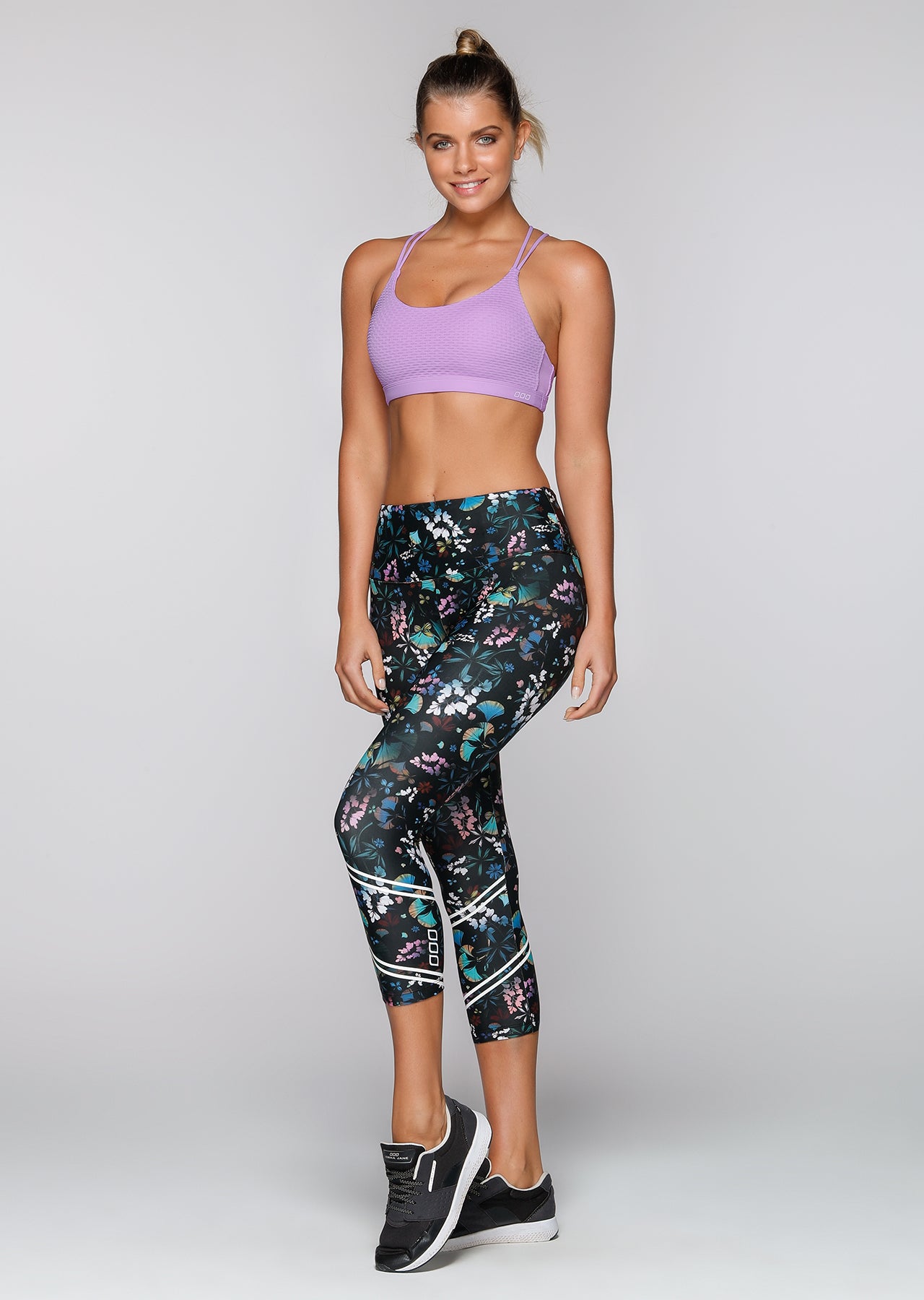 Lorna Jane Ivy Yoga Bra - Soft Lilac