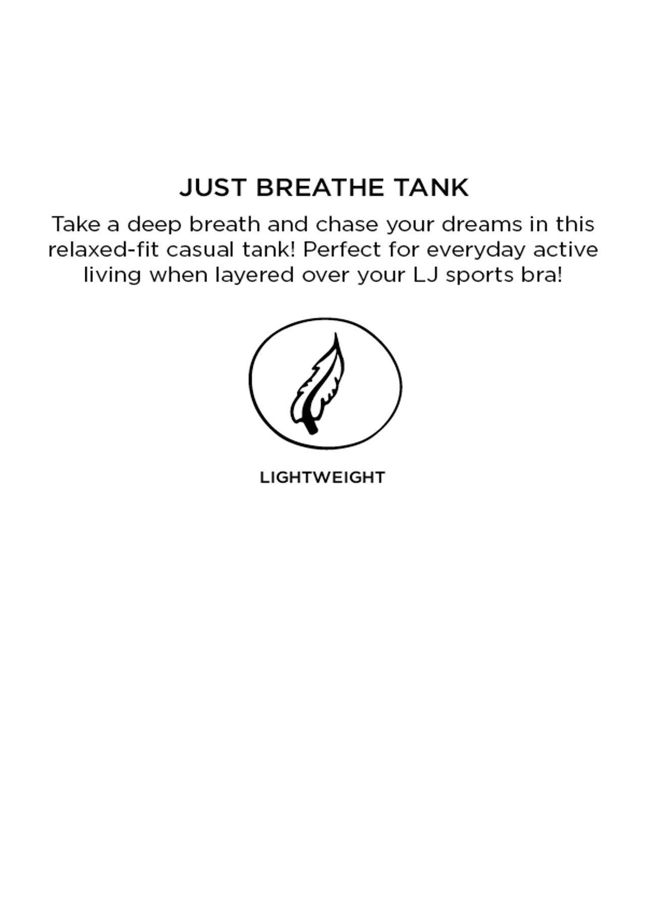 Lorna Jane Just Breathe Tank - White