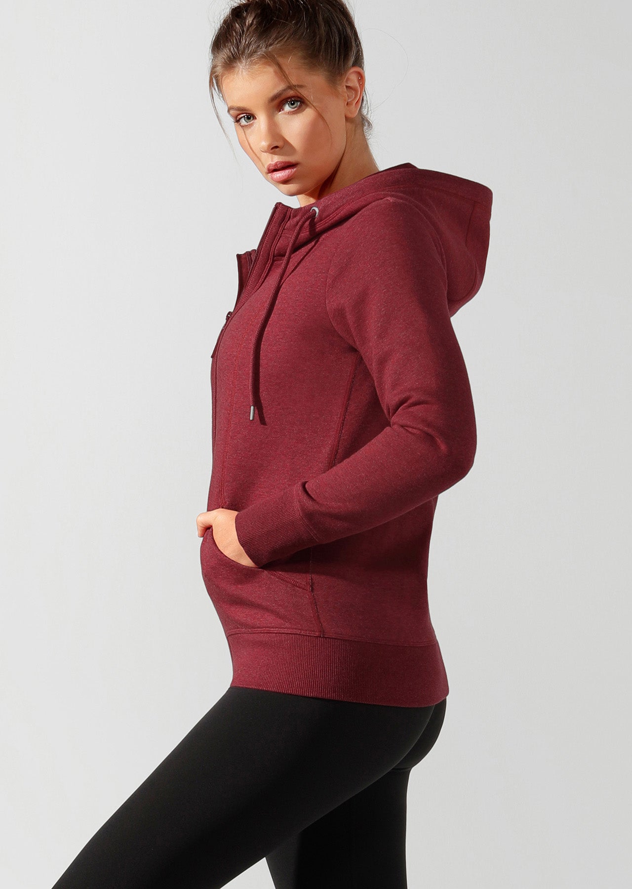 Lorna Jane LJ Active Hoodie - Cherry Marl