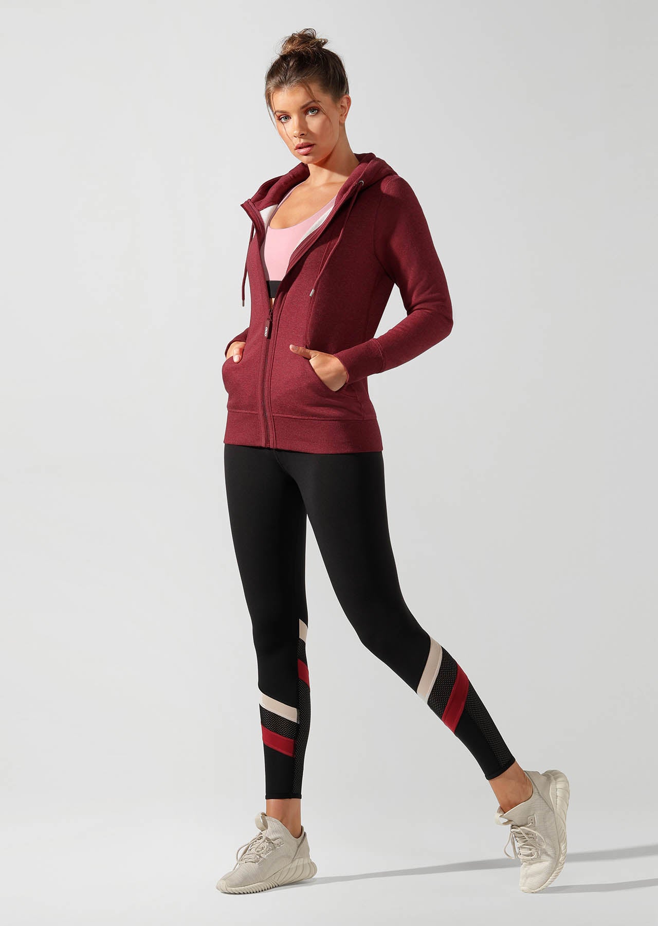 Lorna Jane LJ Active Hoodie - Cherry Marl
