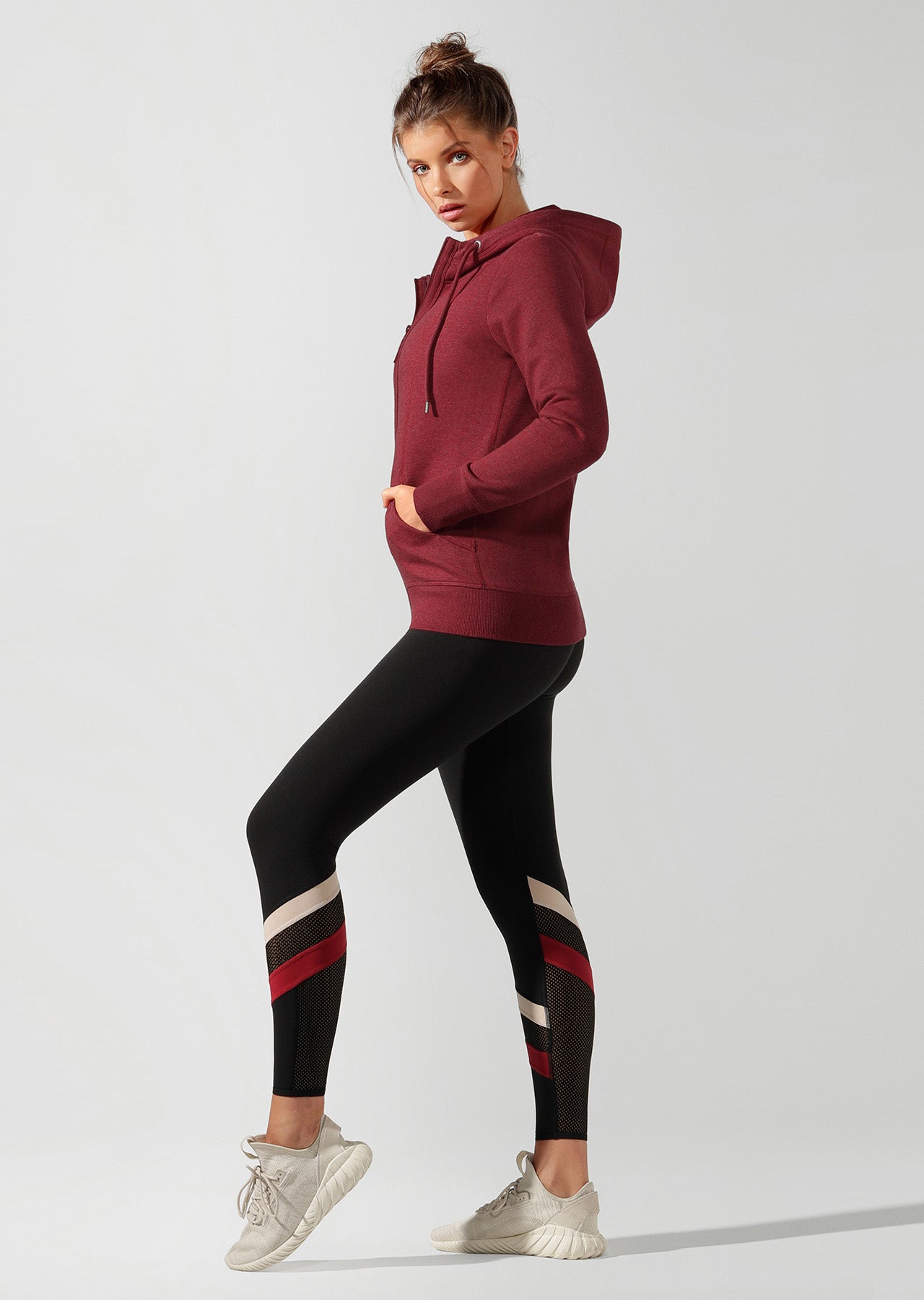 Lorna Jane LJ Active Hoodie - Cherry Marl