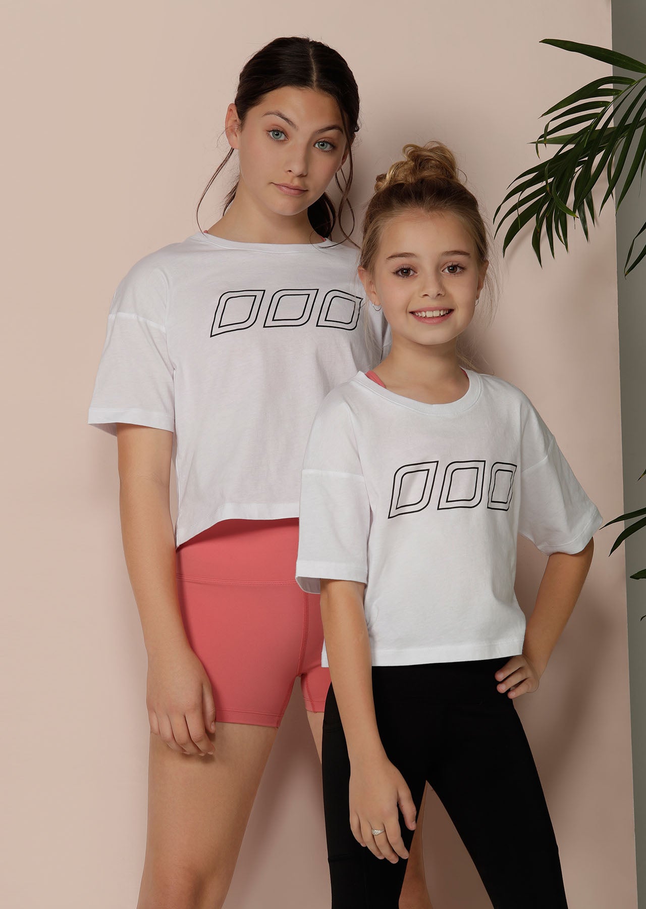 Lorna Jane LJ Classic Cropped Tee - Tween - White