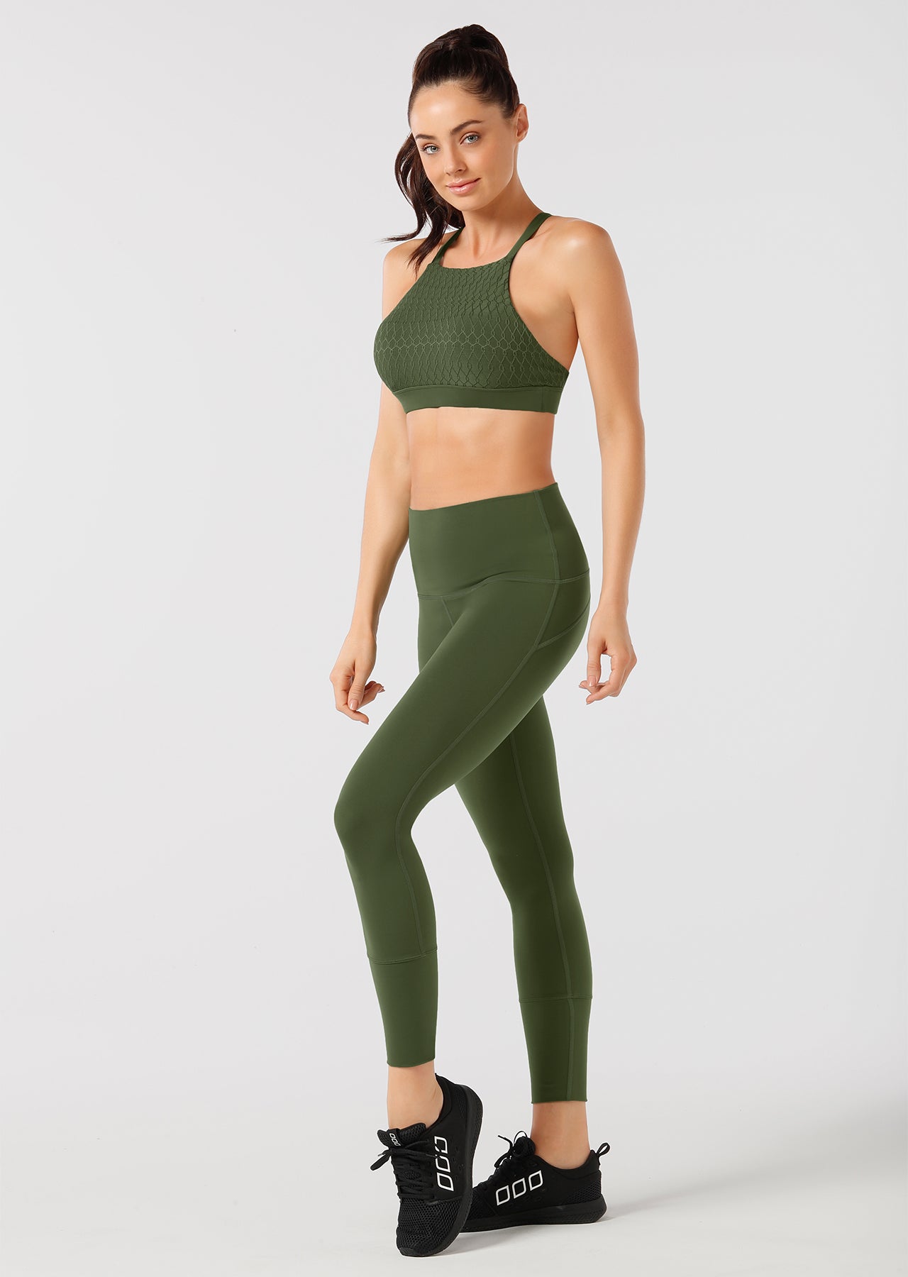 Lorna Jane LJ Everyday A/B Tight - Army Green