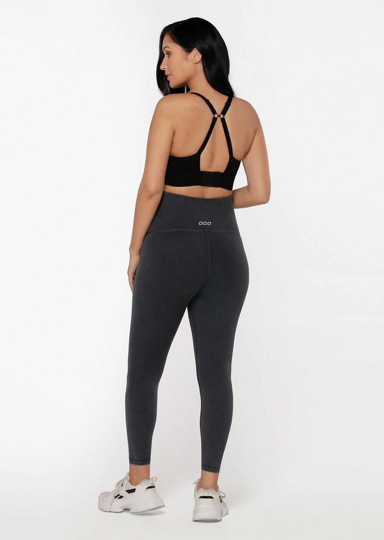 Lorna Jane LJ Maternity Ankle Biter Leggings - Washed Black