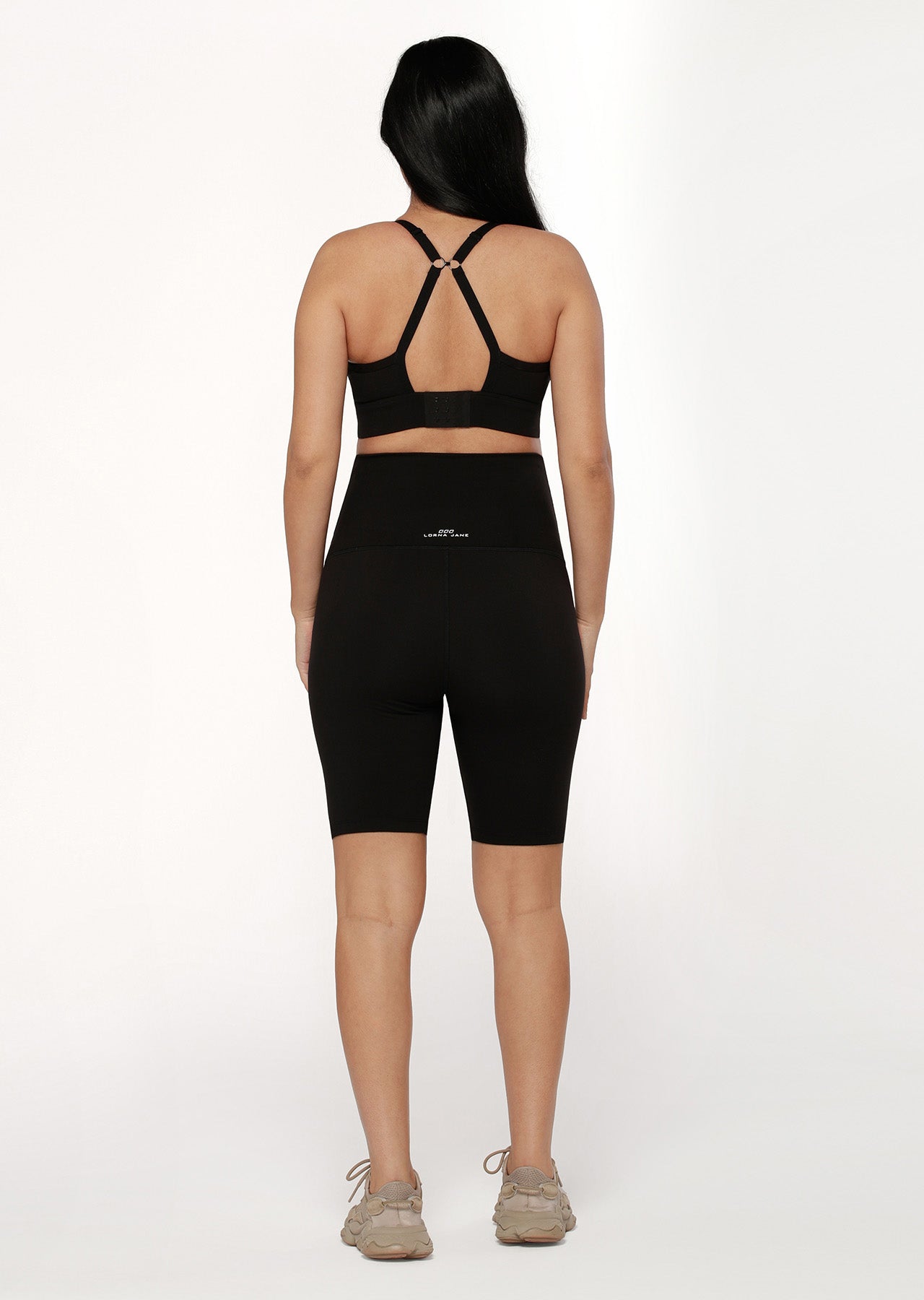 Lorna Jane LJ Maternity Bike Shorts - Black