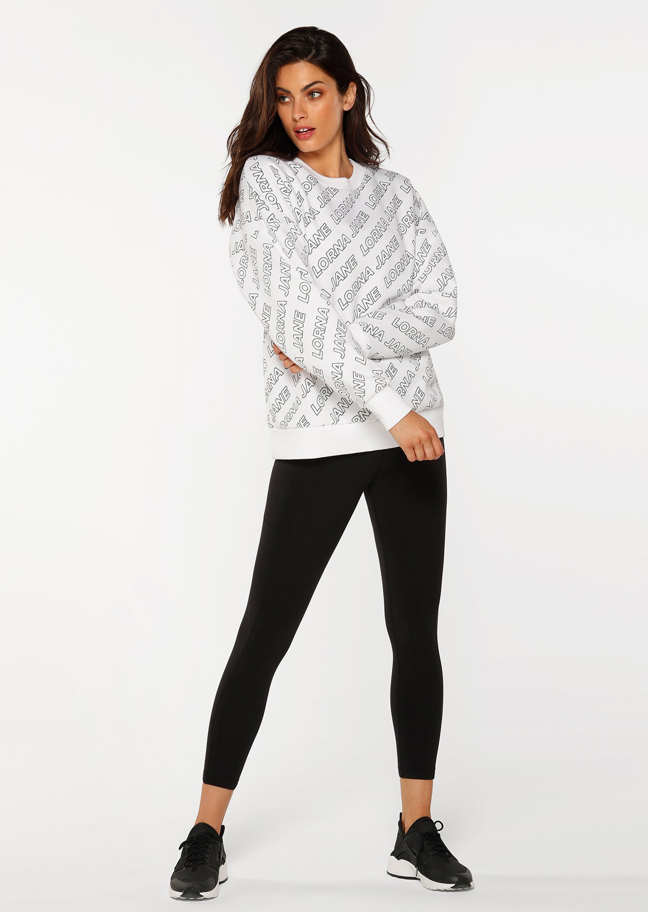 Lorna Jane LJ On Repeat Sweat - White