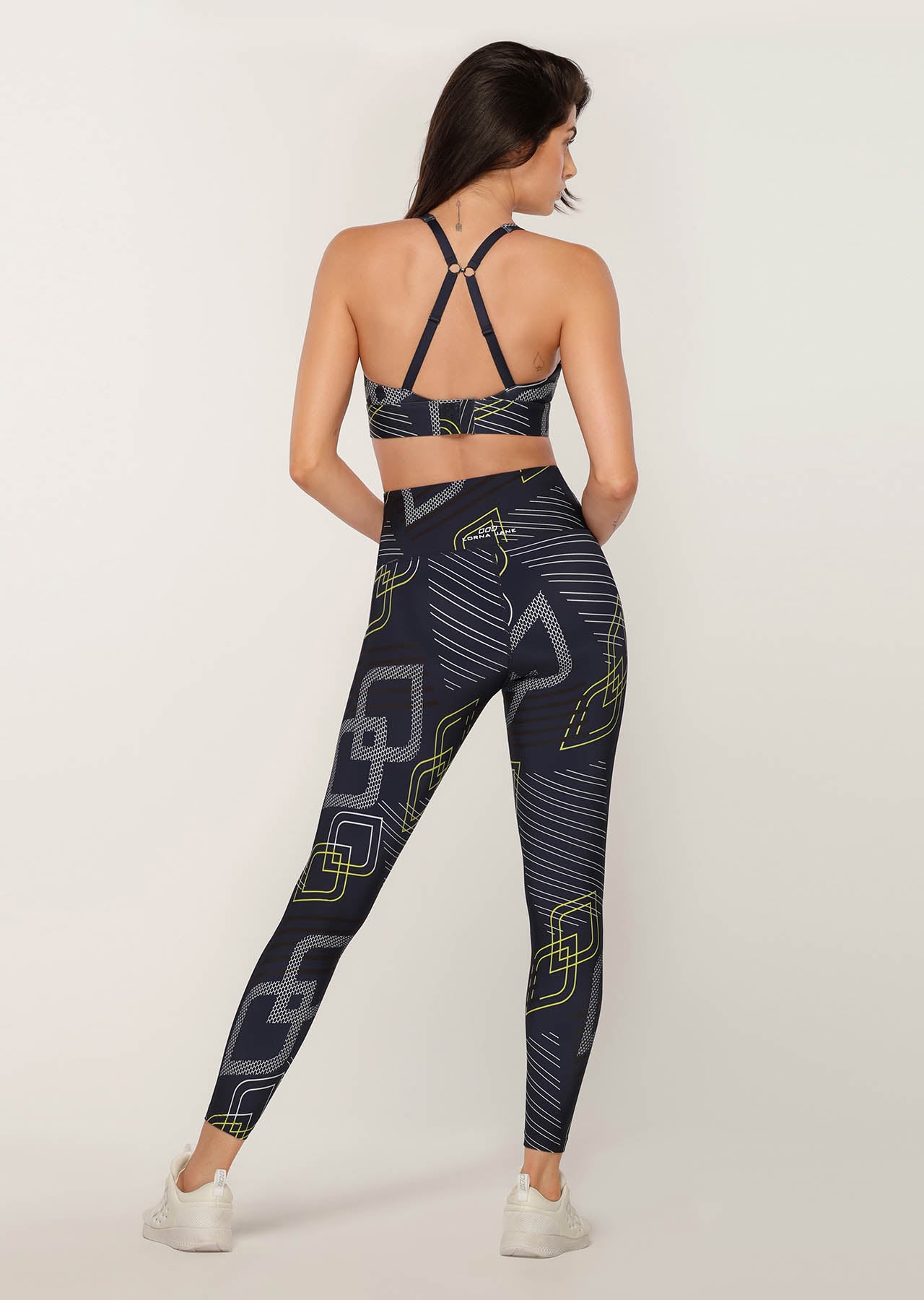Lorna Jane Logo Mania Sports Bra - Logo Mania Print