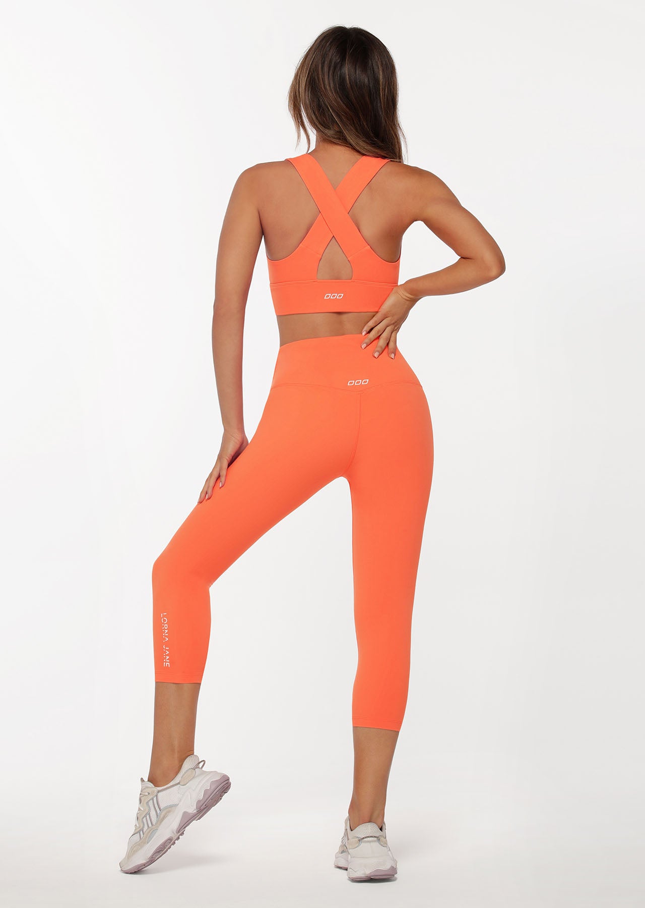 Lorna Jane Lotus 7/8 Leggings - Satsuma