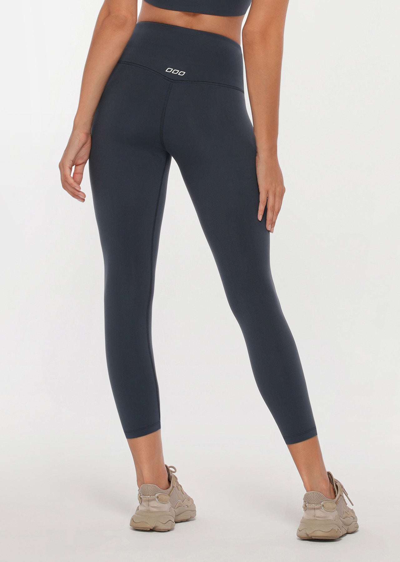 Lorna Jane Lotus Ankle Biter Leggings - Night Time Blue