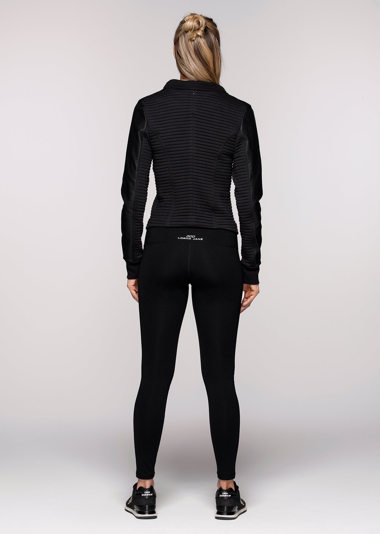 Lorna Jane Luxe Aviator Jacket - Black