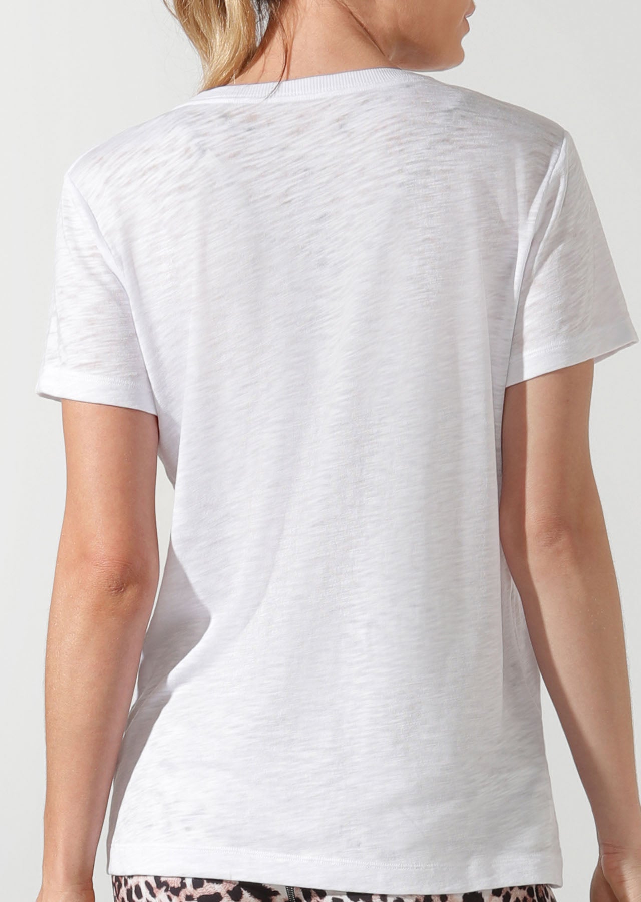 Lorna Jane Luxe Boyfriend Tee - White