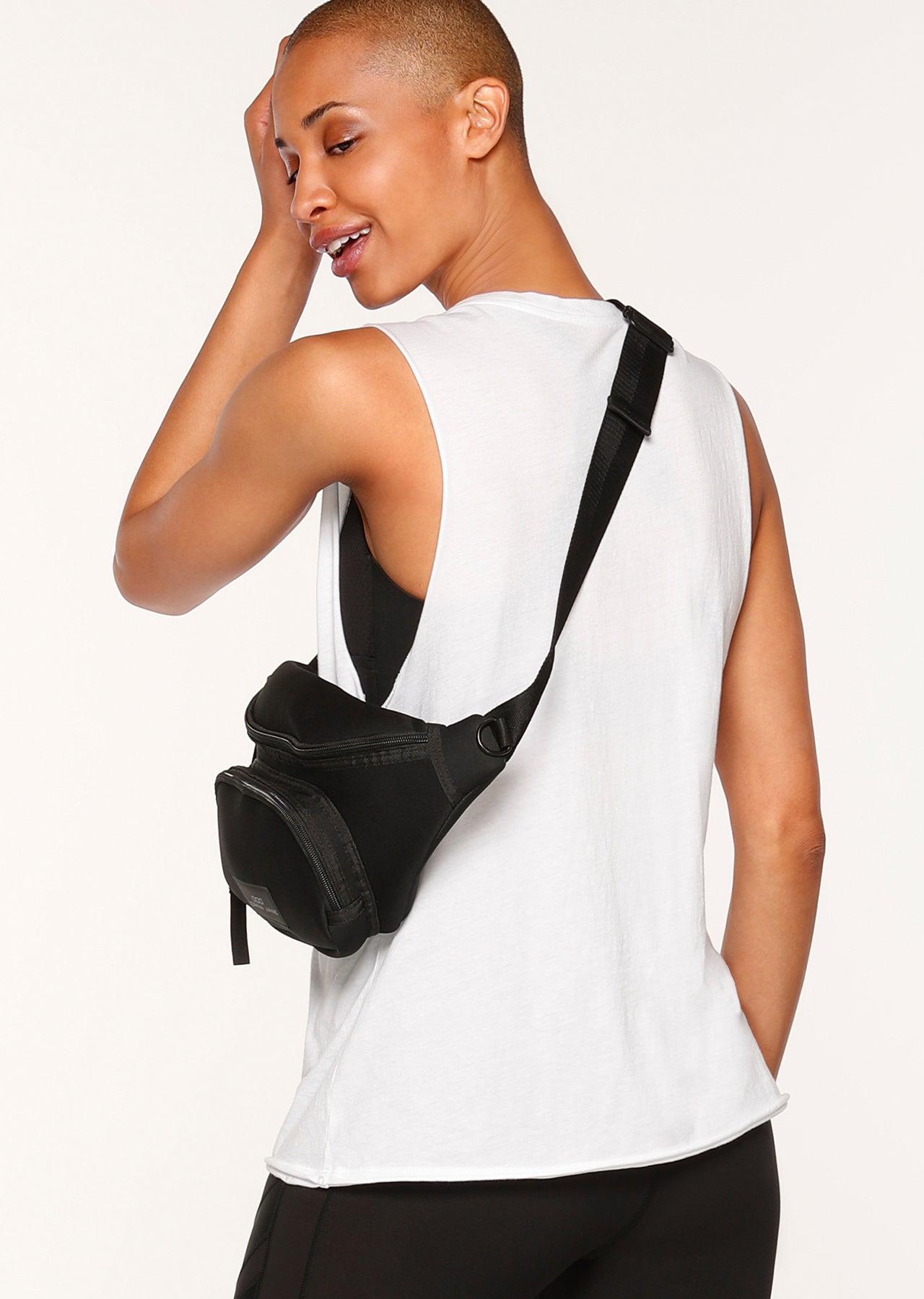 Lorna Jane Luxe Bumbag - Black