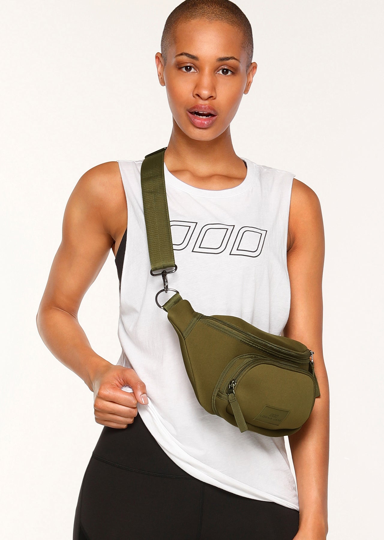 Lorna Jane Luxe Bumbag - Safari