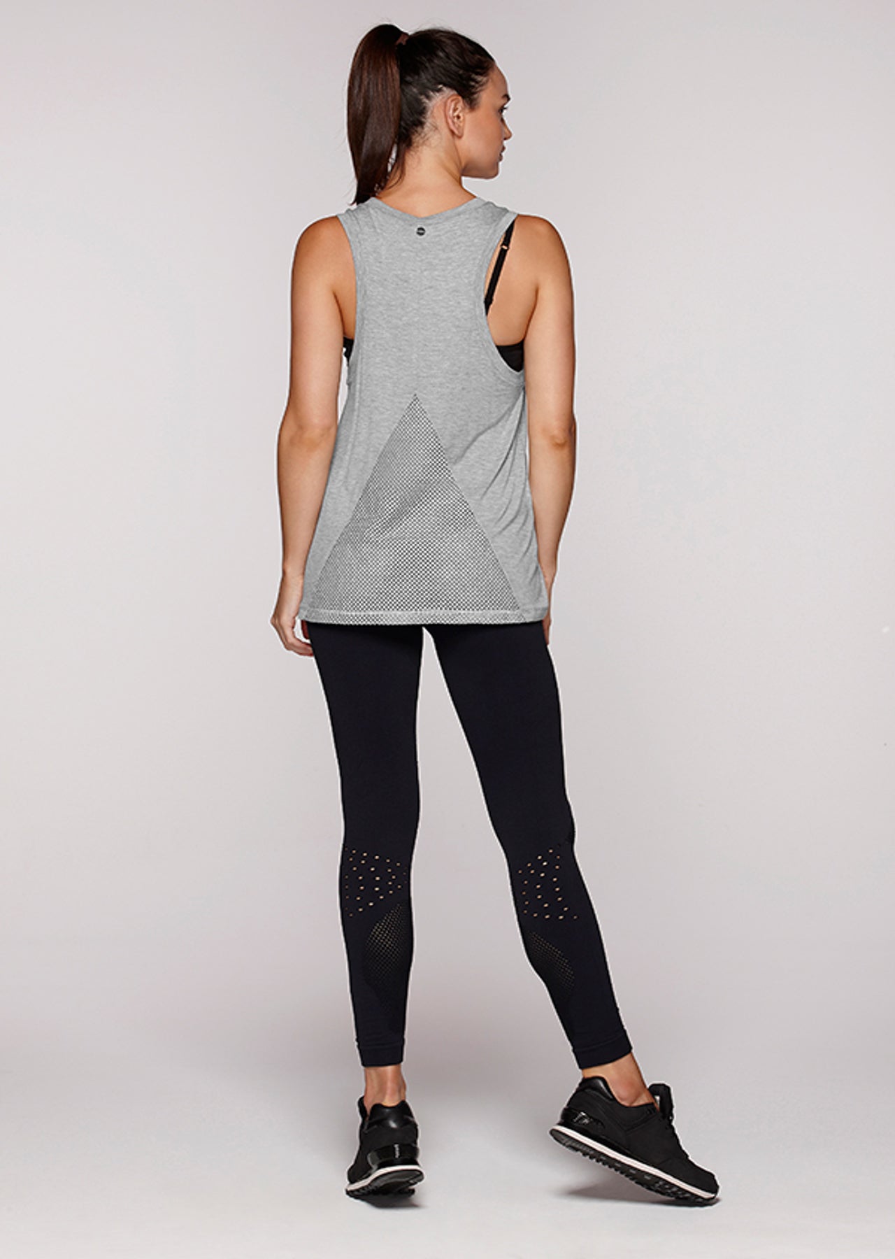 Lorna Jane Making It Happen Tank - Grey Marl