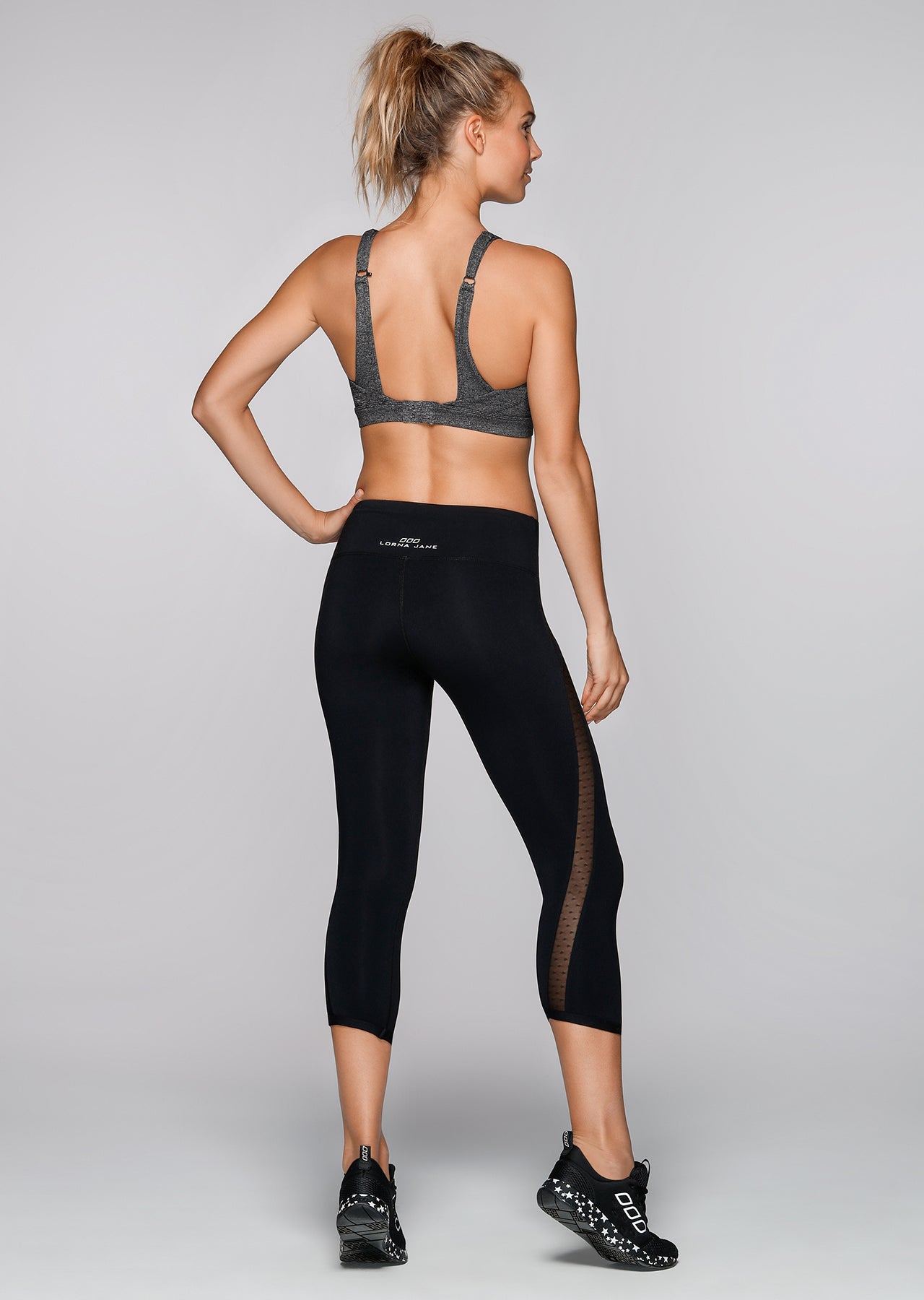Lorna Jane Marathon Sports Bra - Char Marl