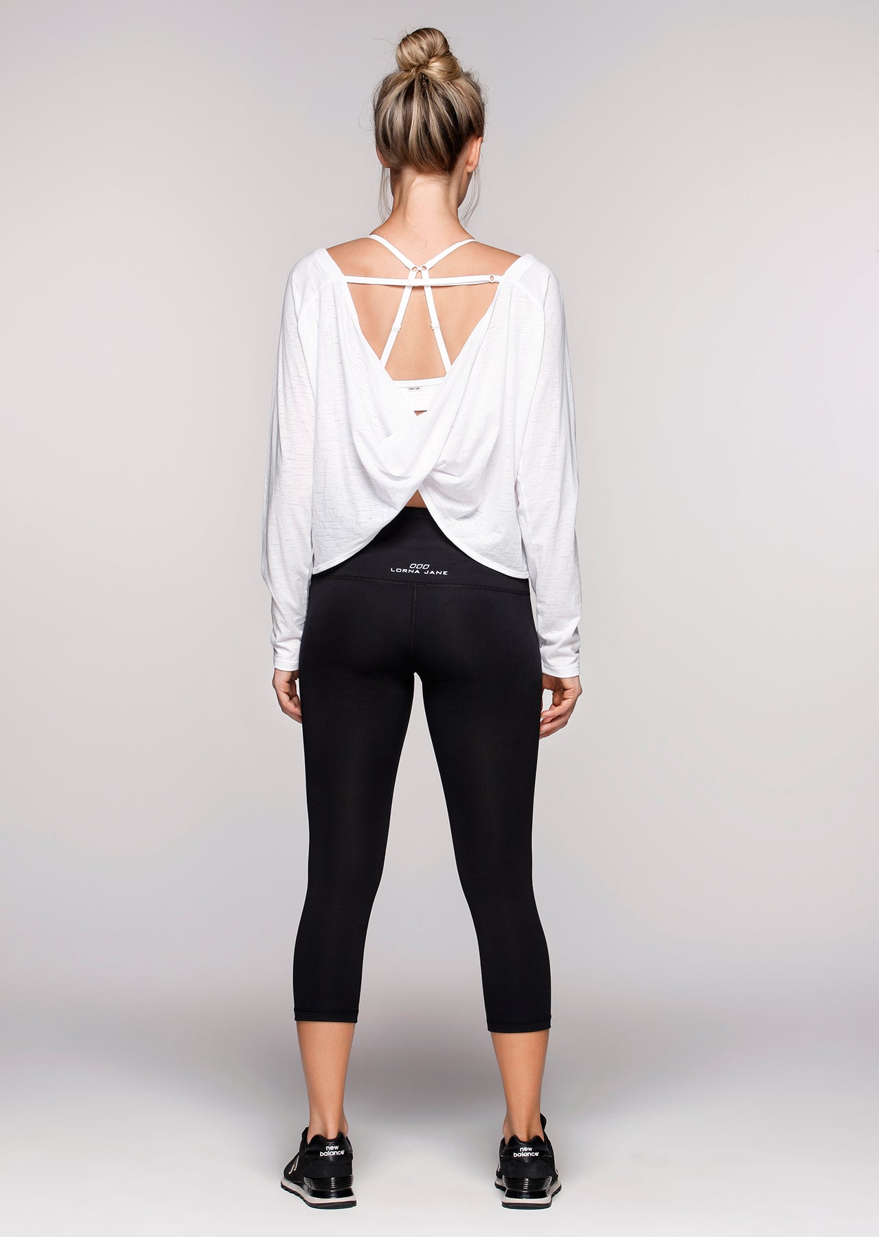 Lorna Jane Marichi L/Slv Top - White