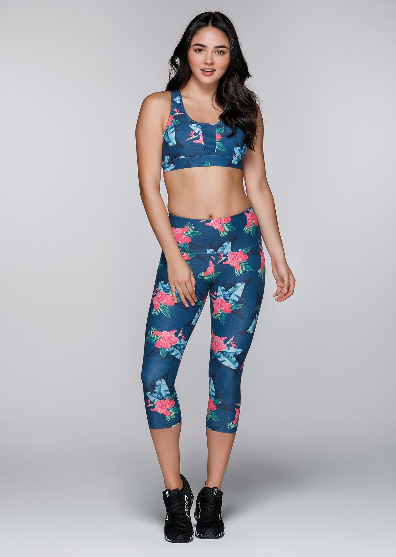 Lorna Jane Maui Tropics High Support Bra - Maui Tropics Print