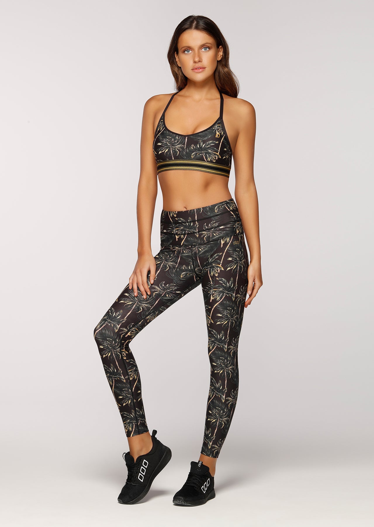 Lorna Jane Midnight Tropic Bra - Midnight Tropic Print