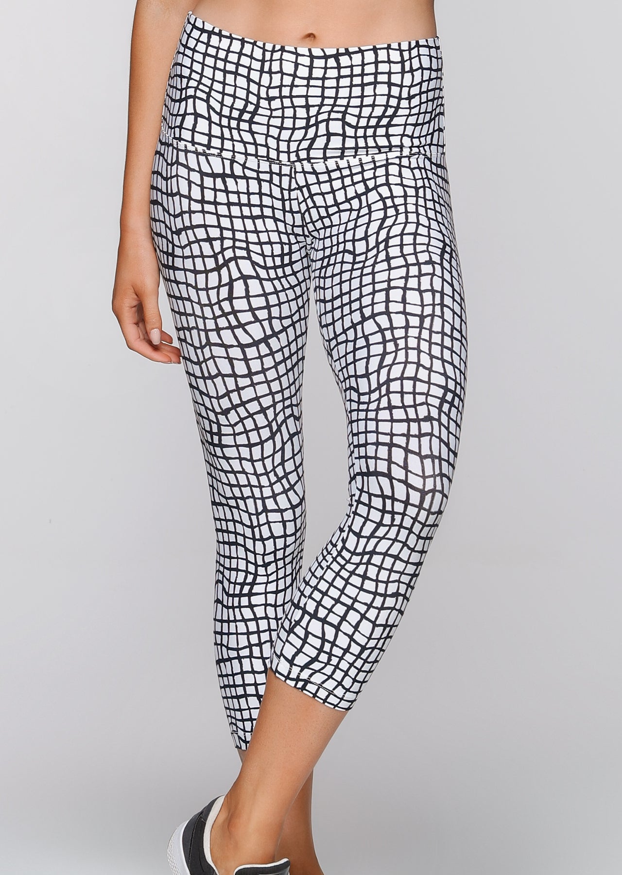 Lorna Jane Mixed Monochrome 7/8 Tight - Mixed Monochrome Print