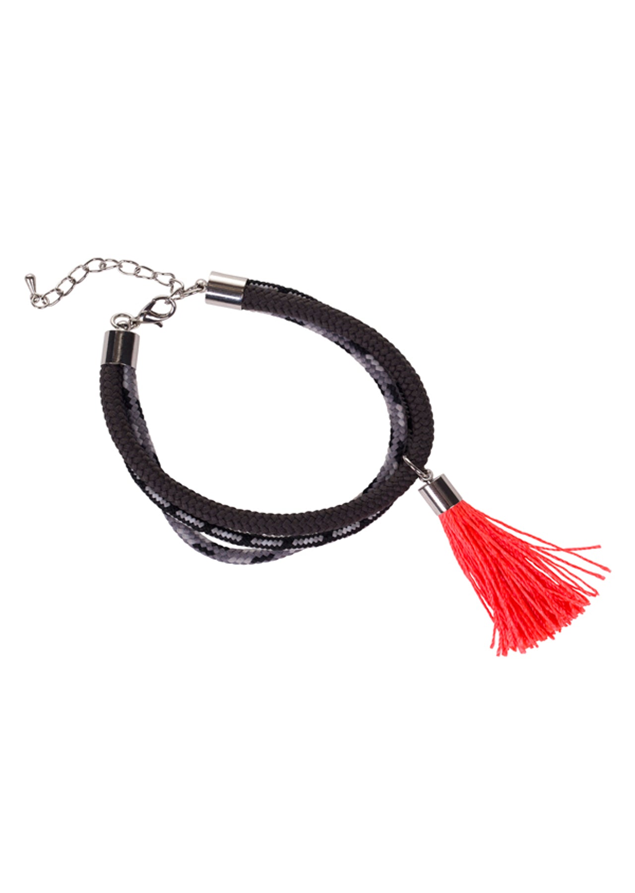 Lorna Jane MNB Cord Bracelet - Canyon/White