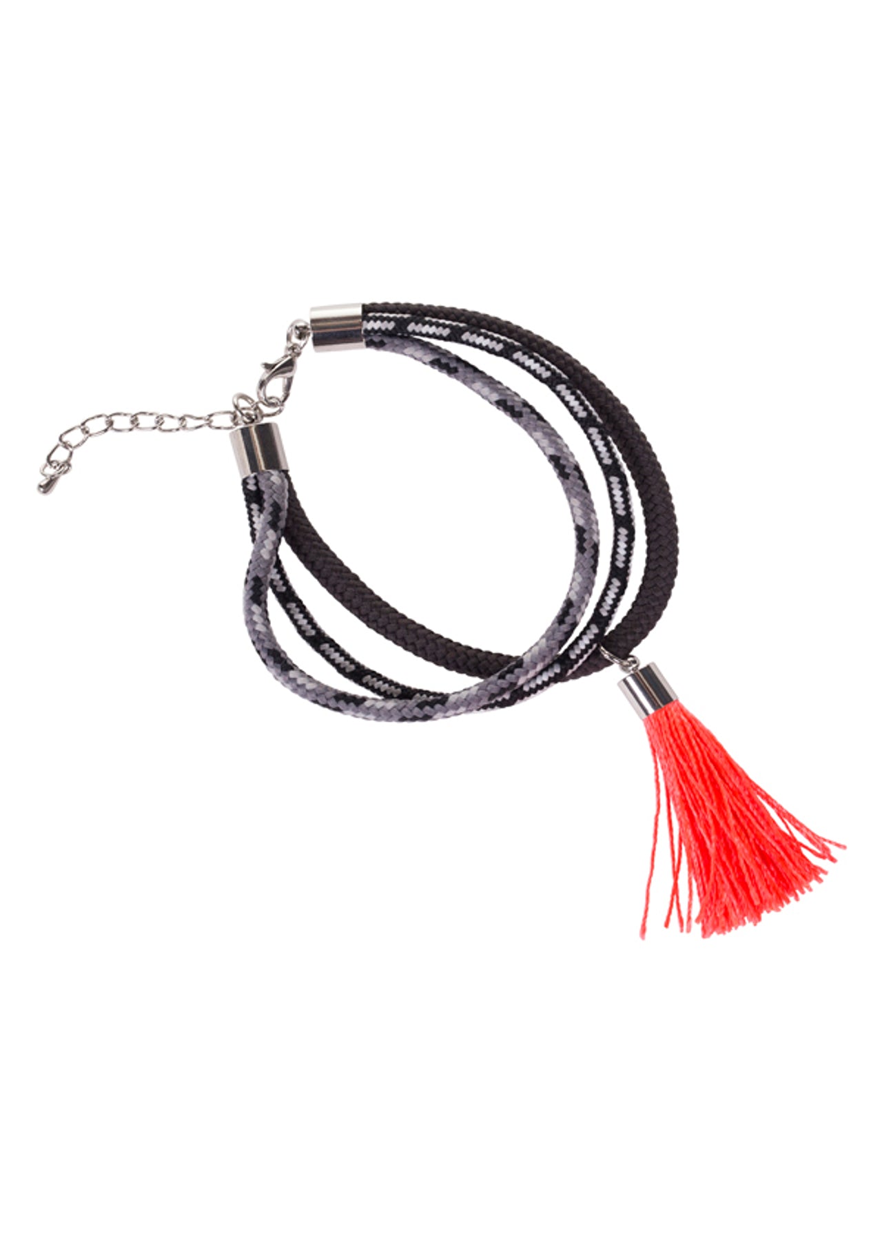 Lorna Jane MNB Cord Bracelet - Canyon/White