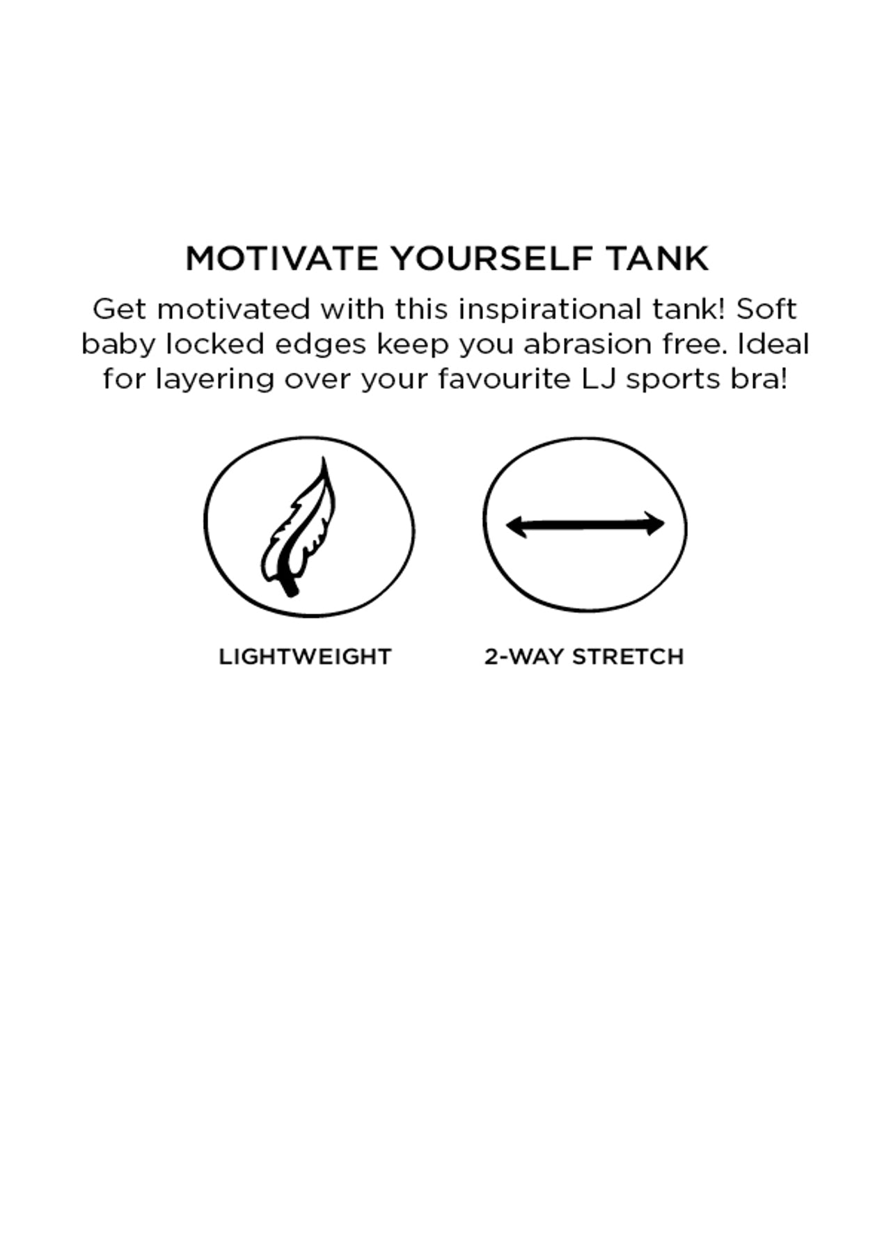 Lorna Jane Motivate Yourself Tank - Calypso Marl