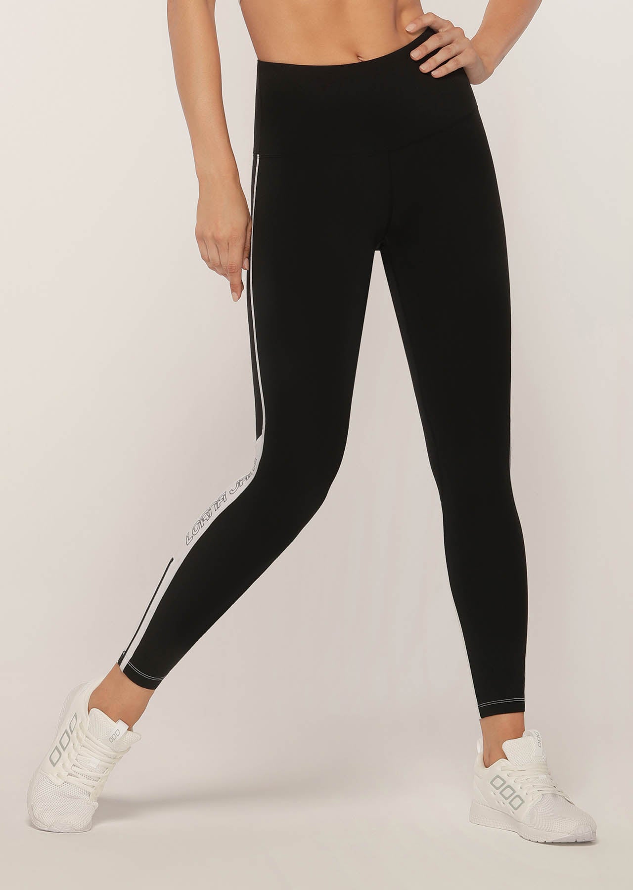 Lorna Jane Moto Cross Core Full Length Tight - Black