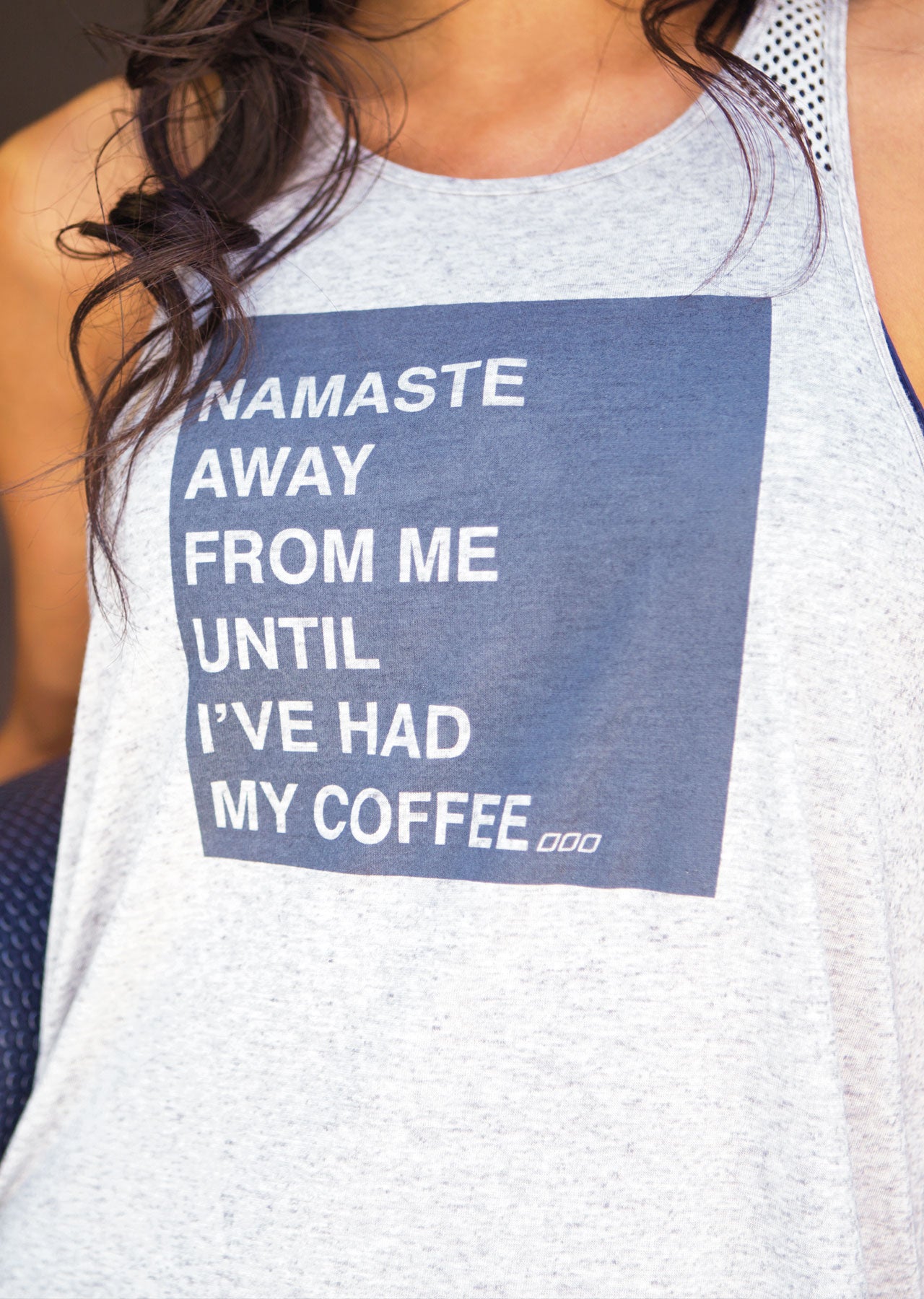 Lorna Jane Namaste Away Tank - Grey Marl
