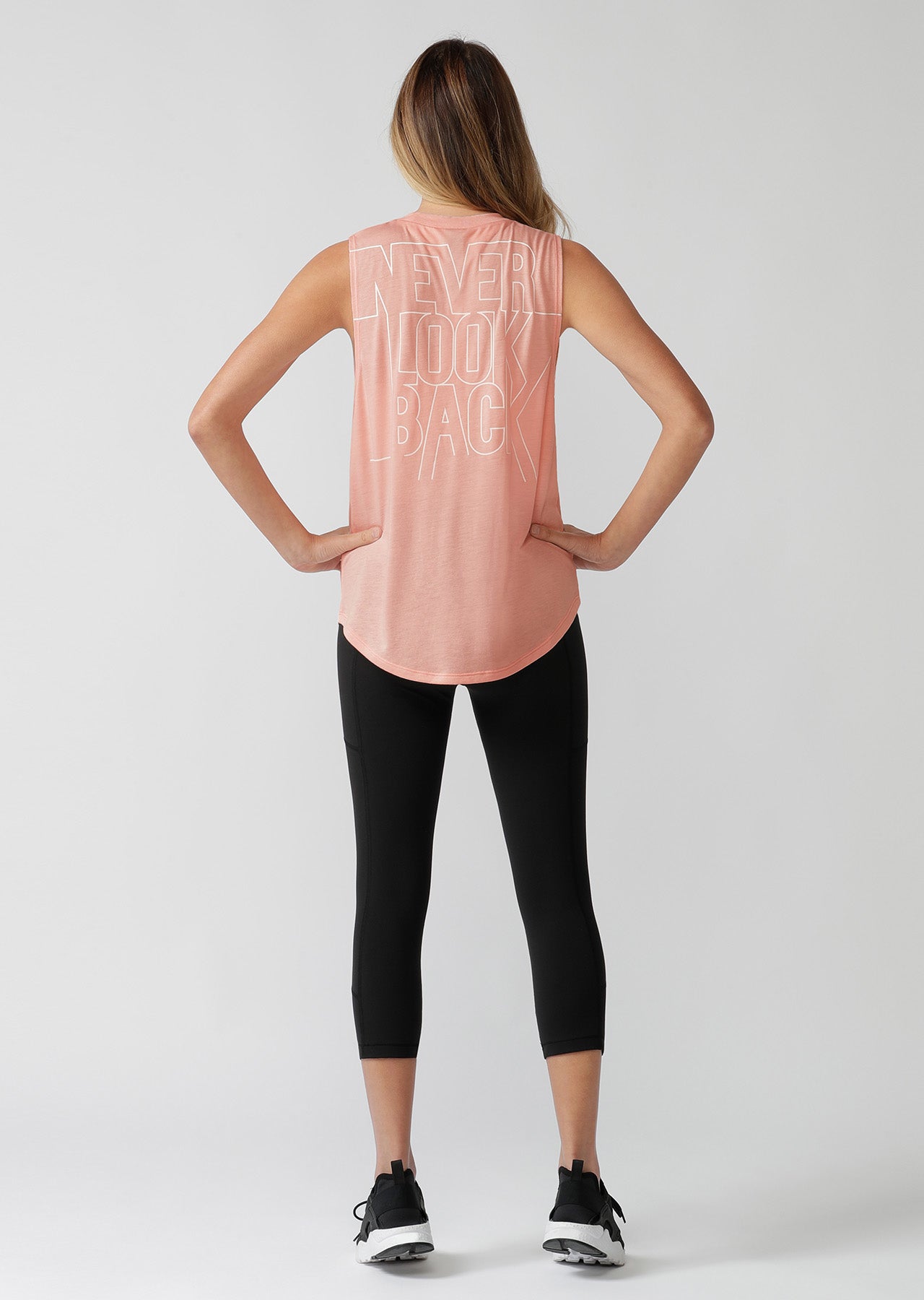 Lorna Jane Never Look Back Muscle Tank - Ballerina