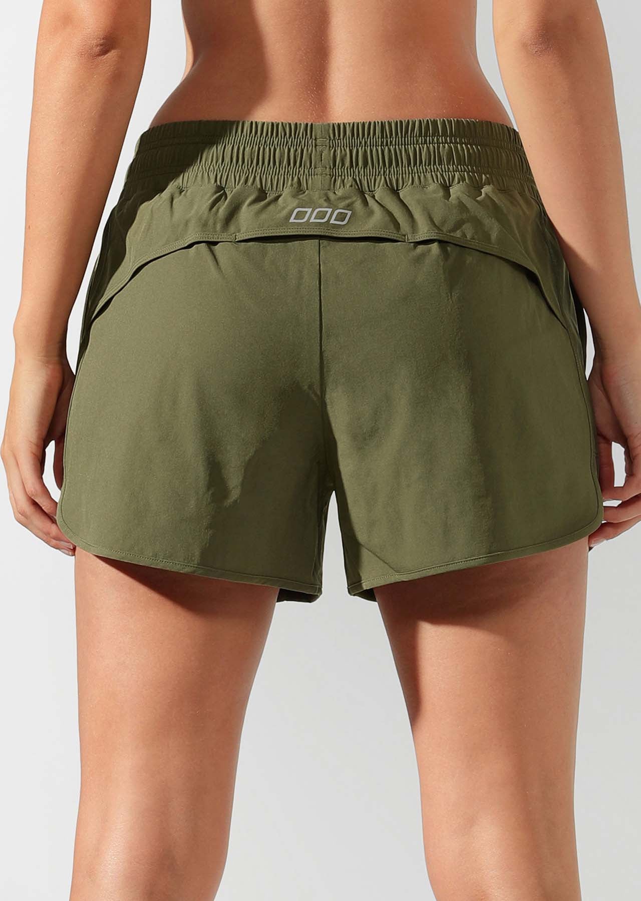 Lorna Jane New LJ Advanced Excel Shorts - Pale Olive