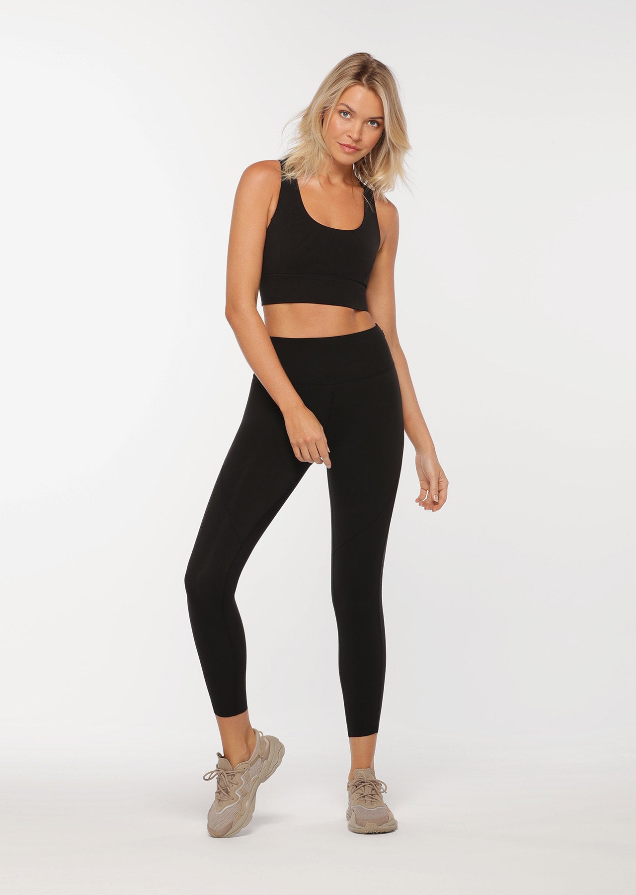 Lorna Jane Nicole Long Line Bra - Black
