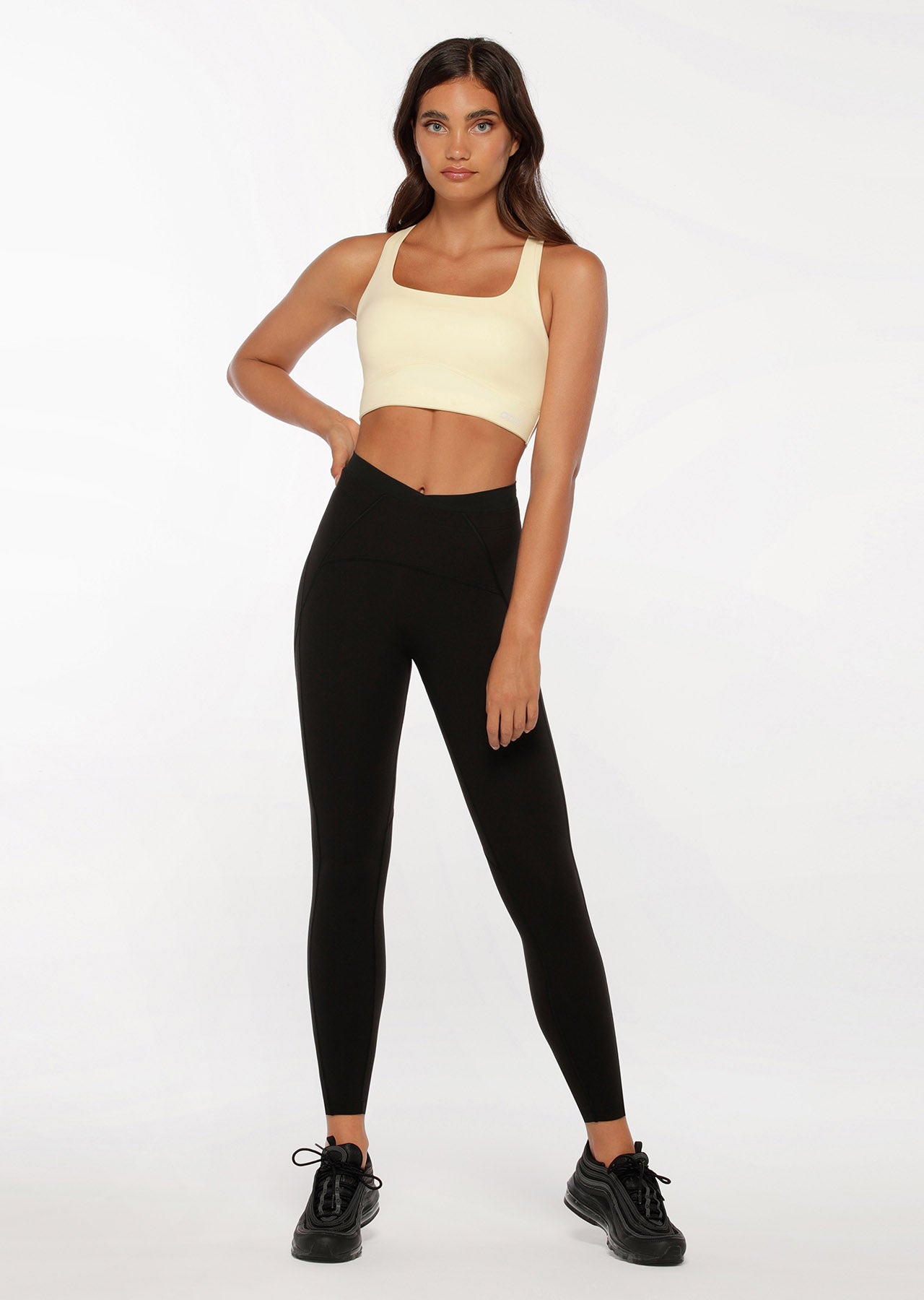 Lorna Jane No Ride Stabiliser Full Length Leggings - Black