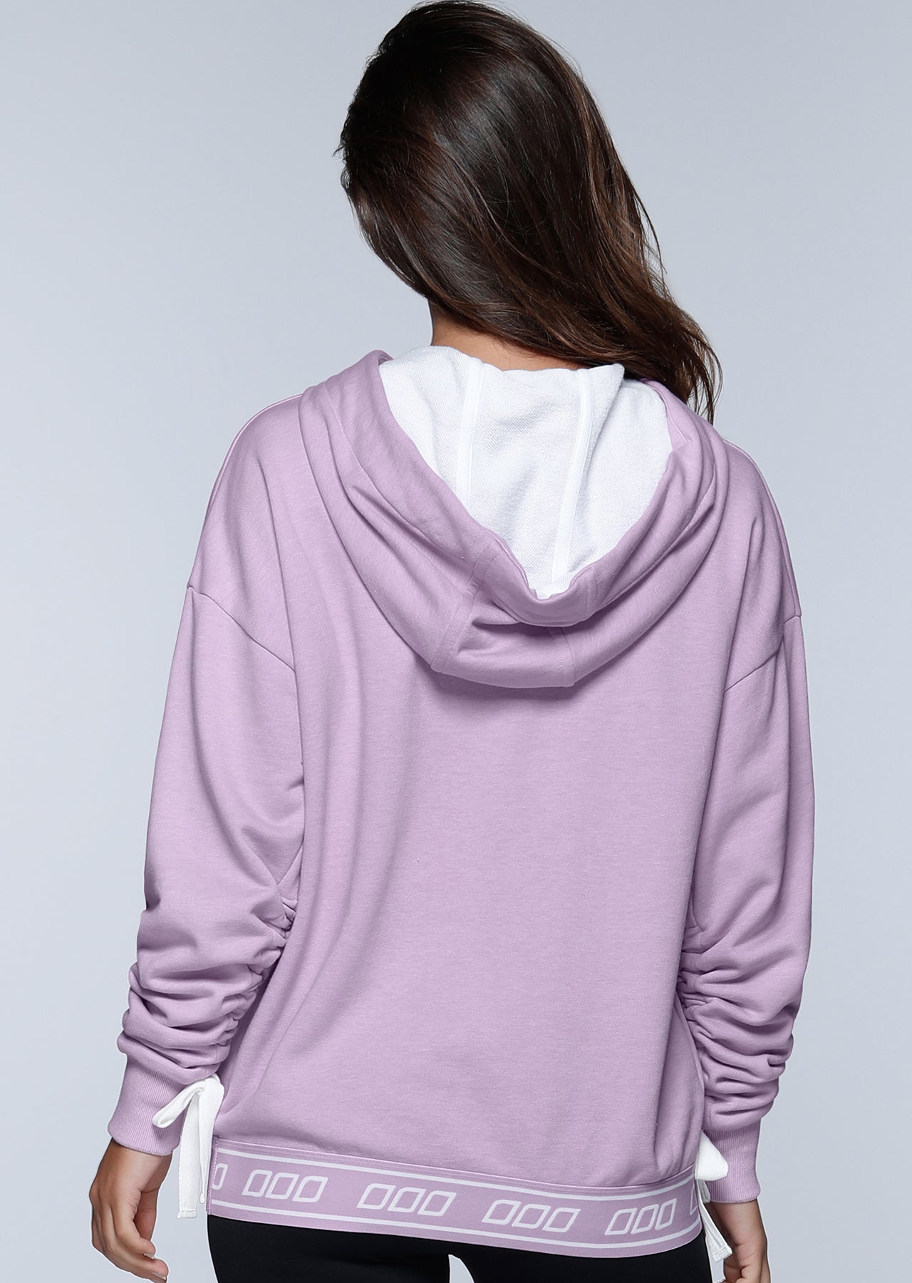 Lorna Jane Off Beat Hoodie - Soft Lilac Marl